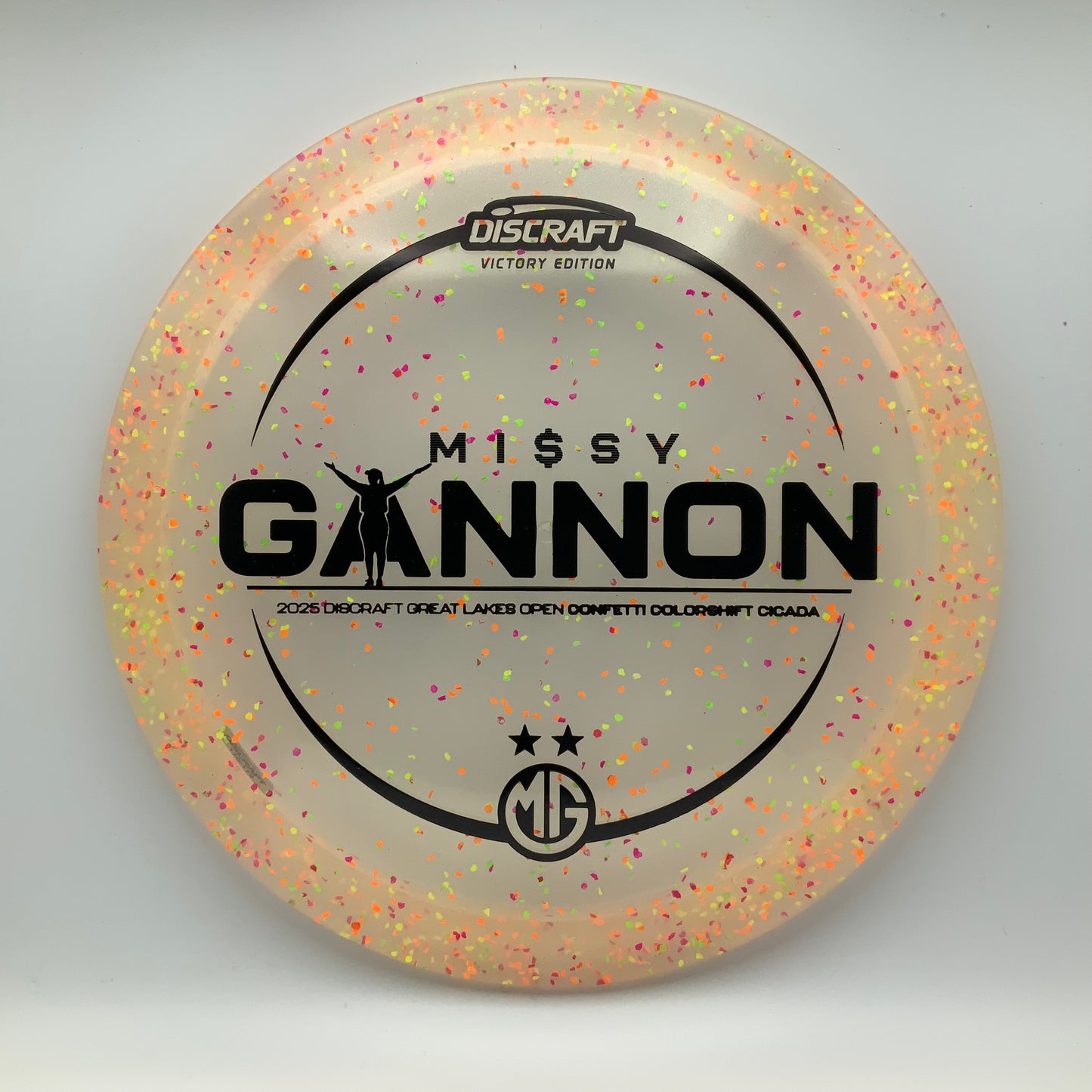 Discraft Cicada - Missy Gannon Victory Edition Confetti Colorshift #81 - 170-172 - Astro Discs TX - Houston Disc Golf