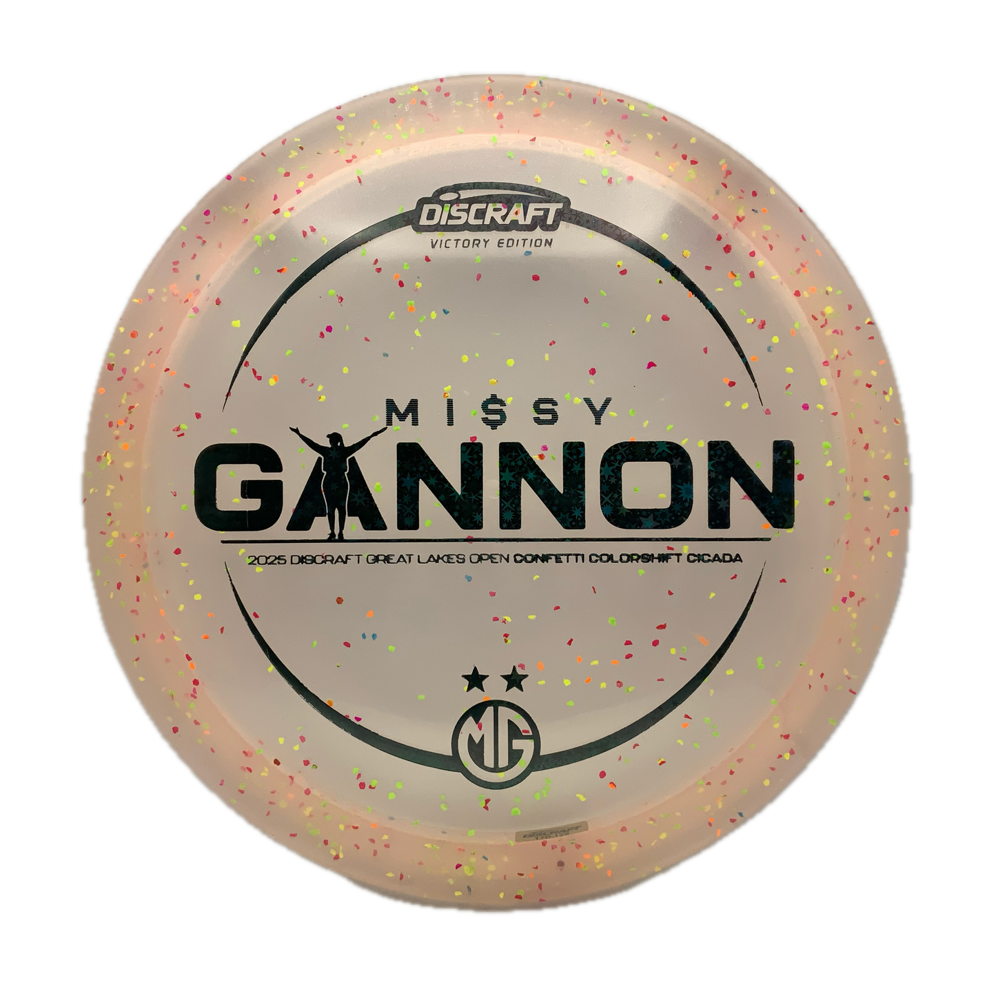 Discraft Cicada - Missy Gannon Victory Edition Confetti Colorshift #82 - 170-172 - Astro Discs TX - Houston Disc Golf
