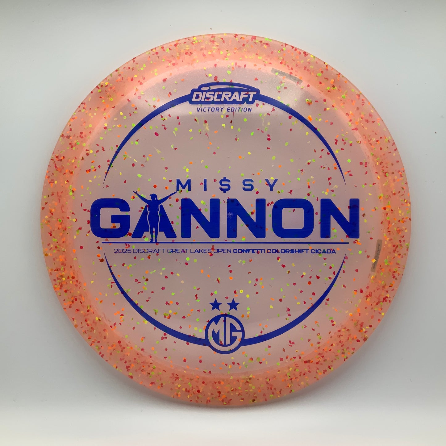 Discraft Cicada - Missy Gannon Victory Edition Confetti Colorshift #83 - 170-172 - Astro Discs TX - Houston Disc Golf