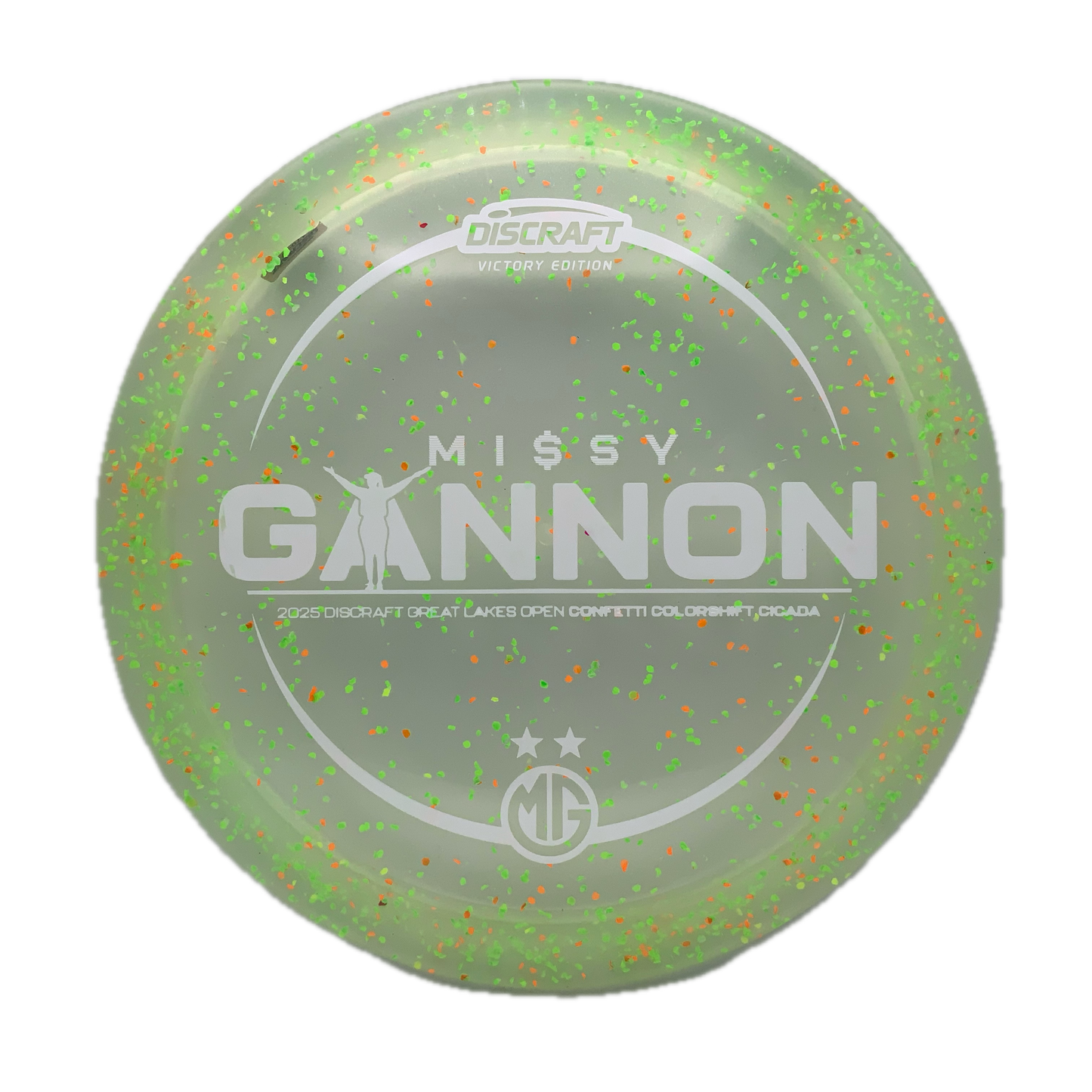 Discraft Cicada - Missy Gannon Victory Edition Confetti Colorshift #84 - 170-172 - Astro Discs TX - Houston Disc Golf