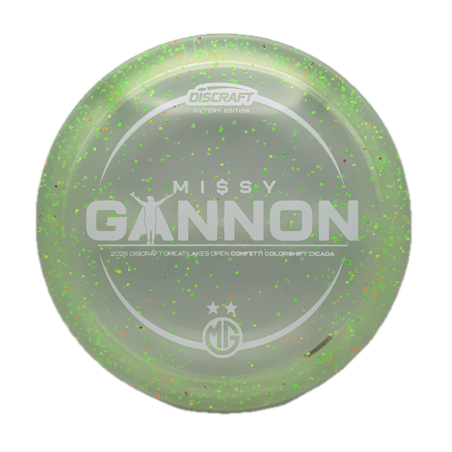 Discraft Cicada - Missy Gannon Victory Edition Confetti Colorshift #85 - 170-172 - Astro Discs TX - Houston Disc Golf
