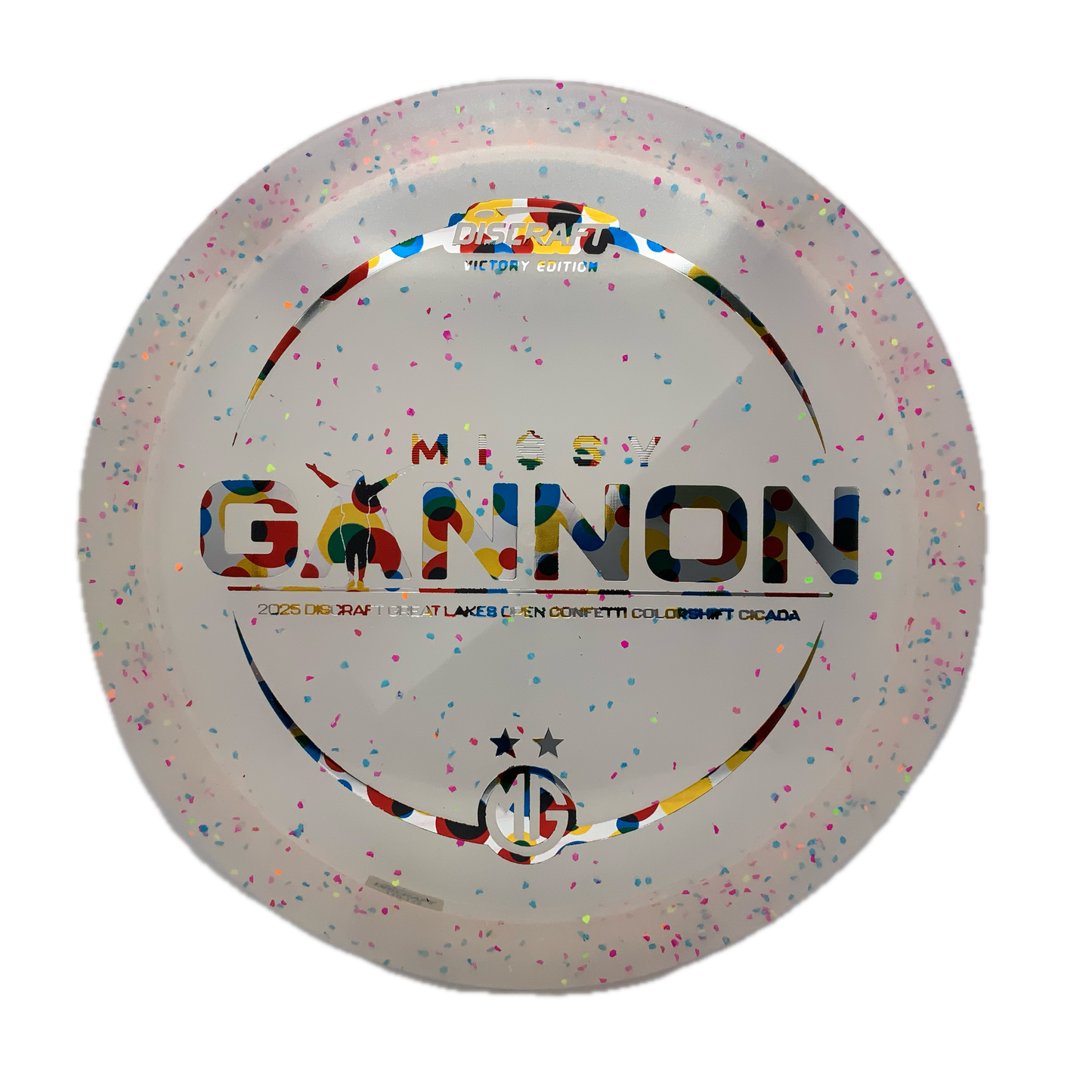 Discraft Cicada - Missy Gannon Victory Edition Confetti Colorshift #86 - 170-172 - Astro Discs TX - Houston Disc Golf