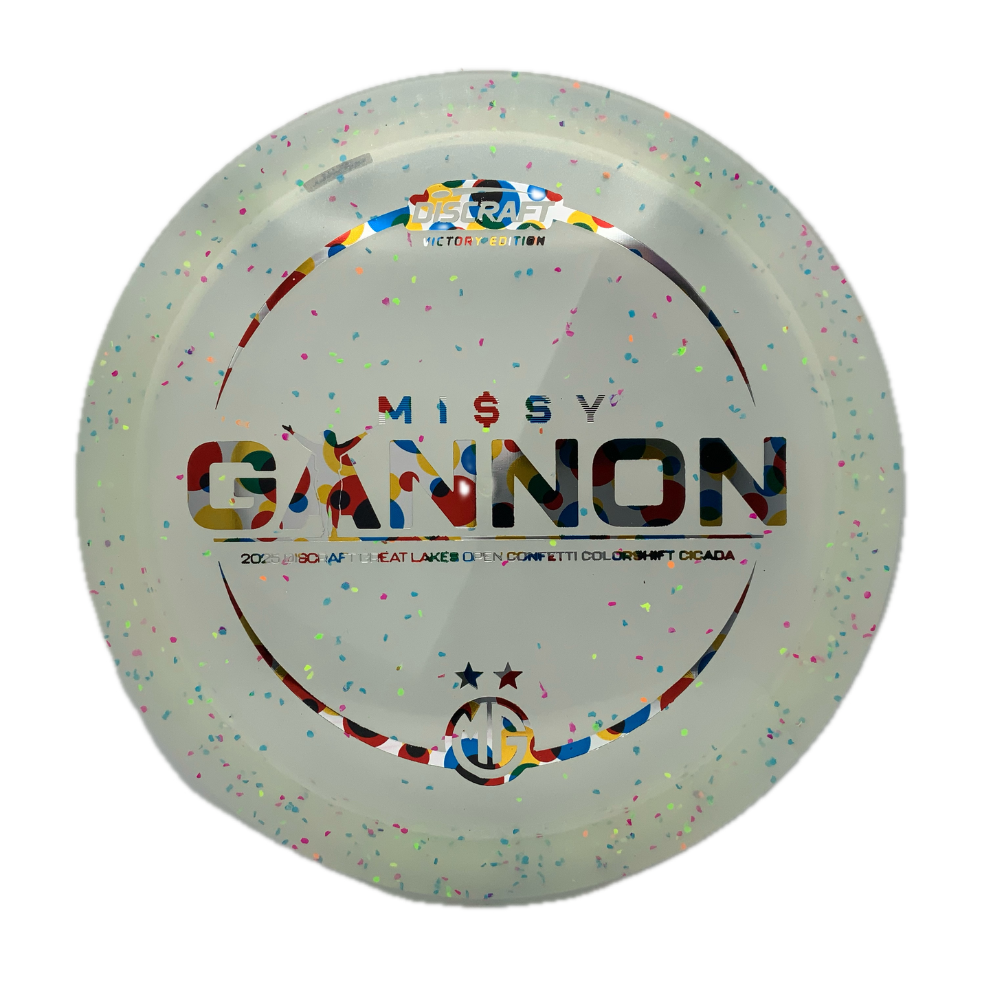Discraft Cicada - Missy Gannon Victory Edition Confetti Colorshift #87 - 170-172 - Astro Discs TX - Houston Disc Golf