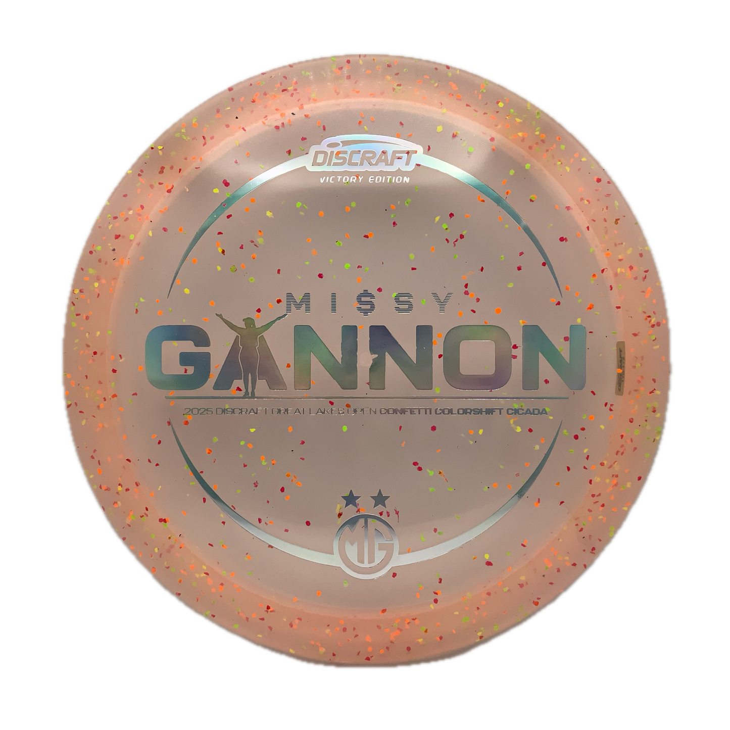 Discraft Cicada - Missy Gannon Victory Edition Confetti Colorshift #88 - 170-172 - Astro Discs TX - Houston Disc Golf