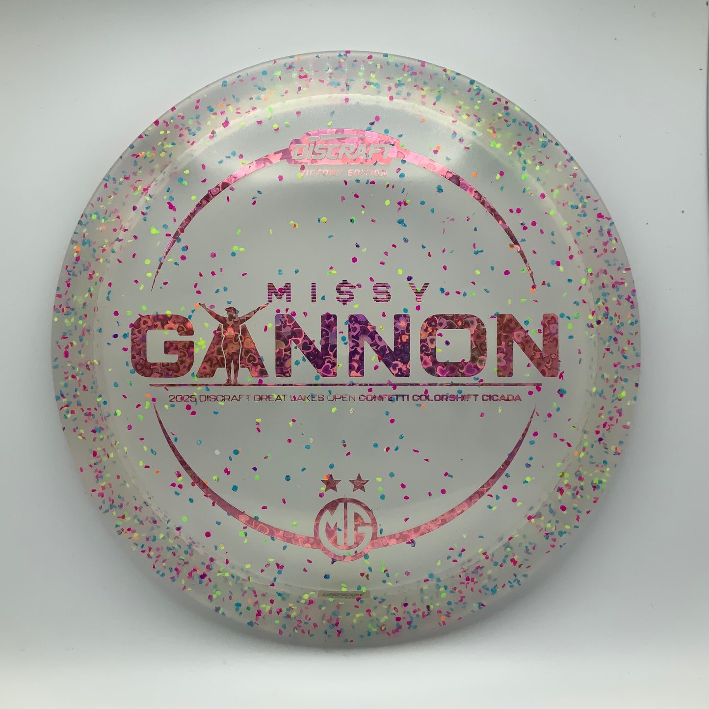 Discraft Cicada - Missy Gannon Victory Edition Confetti Colorshift #89 - 170-172 - Astro Discs TX - Houston Disc Golf