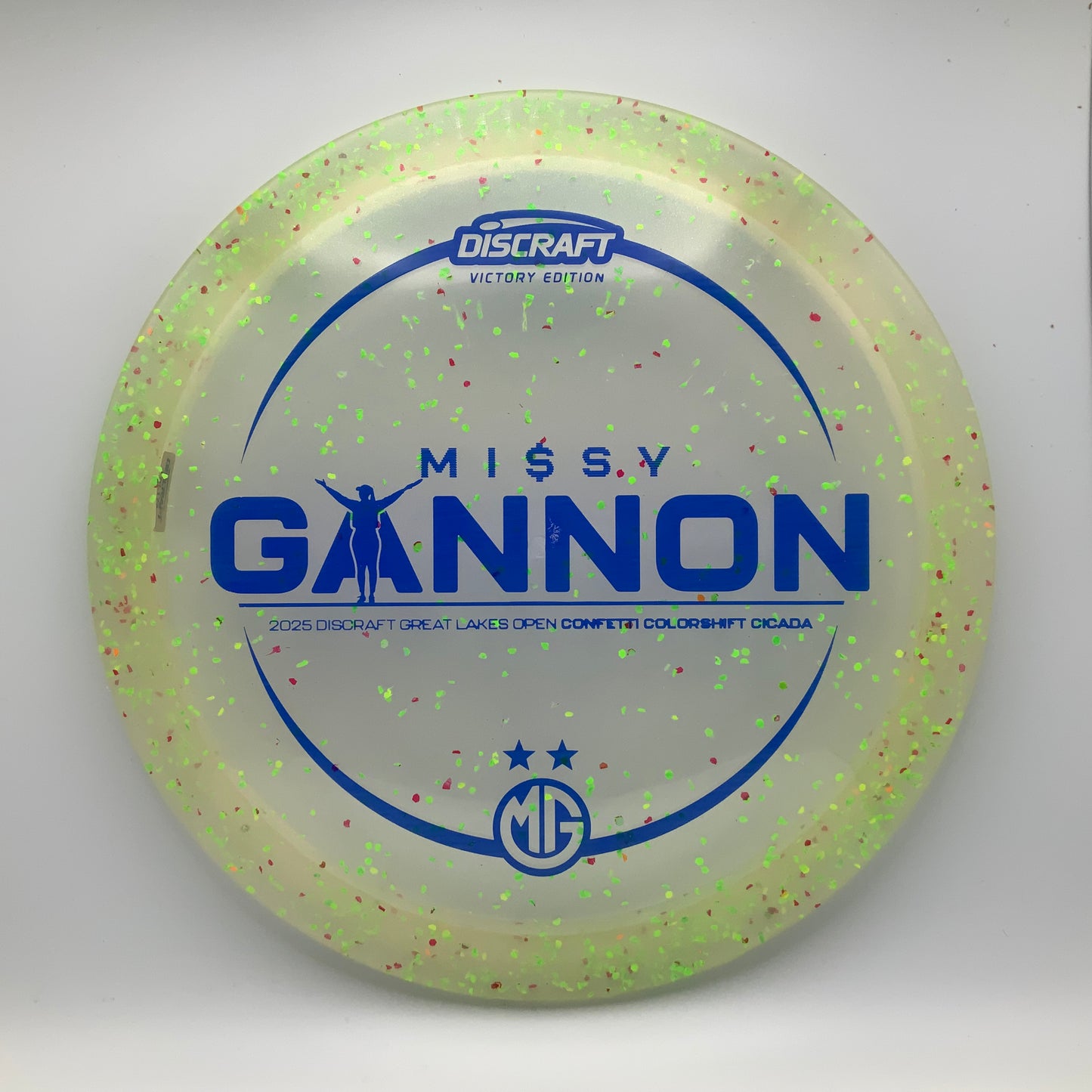 Discraft Cicada - Missy Gannon Victory Edition Confetti Colorshift #91 - 170-172 - Astro Discs TX - Houston Disc Golf