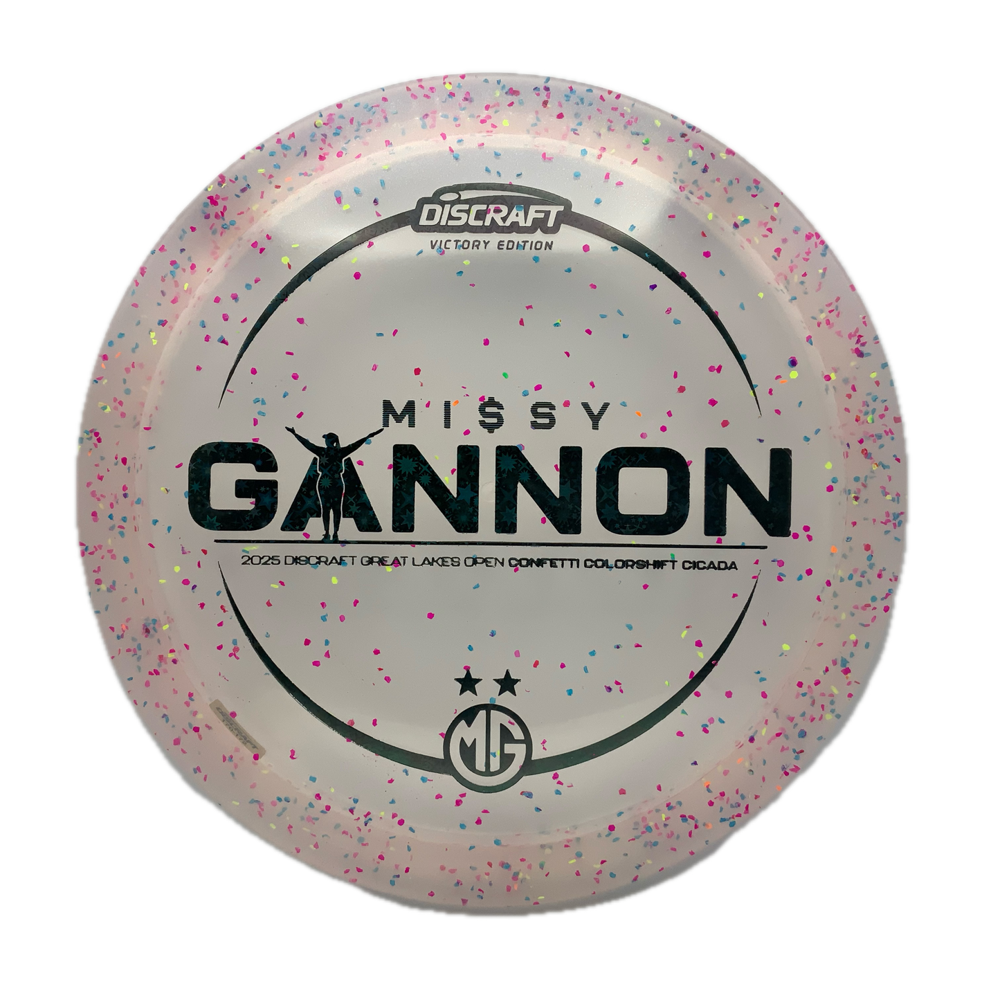 Discraft Cicada - Missy Gannon Victory Edition Confetti Colorshift #94 - 170-172 - Astro Discs TX - Houston Disc Golf