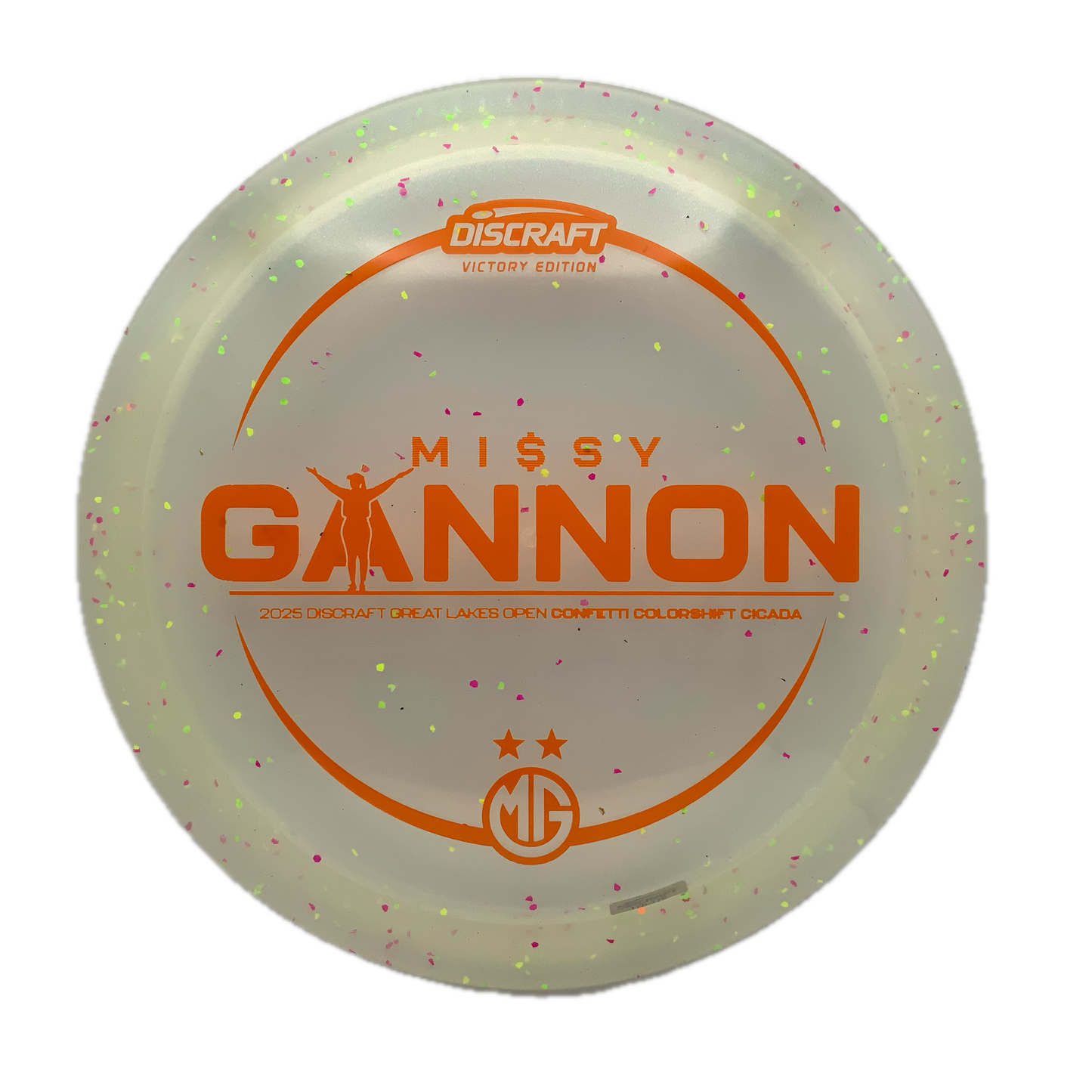 Discraft Cicada - Missy Gannon Victory Edition Confetti Colorshift #97 - 175-176 - Astro Discs TX - Houston Disc Golf