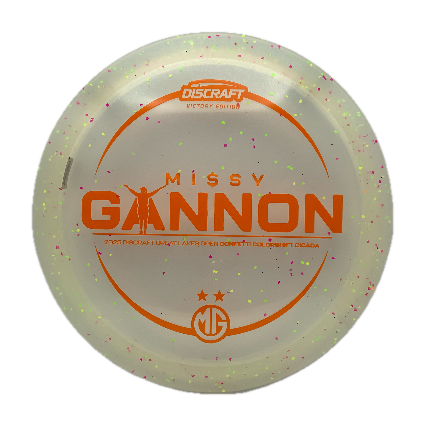 Discraft Cicada - Missy Gannon Victory Edition Confetti Colorshift #98 - 175-176 - Astro Discs TX - Houston Disc Golf