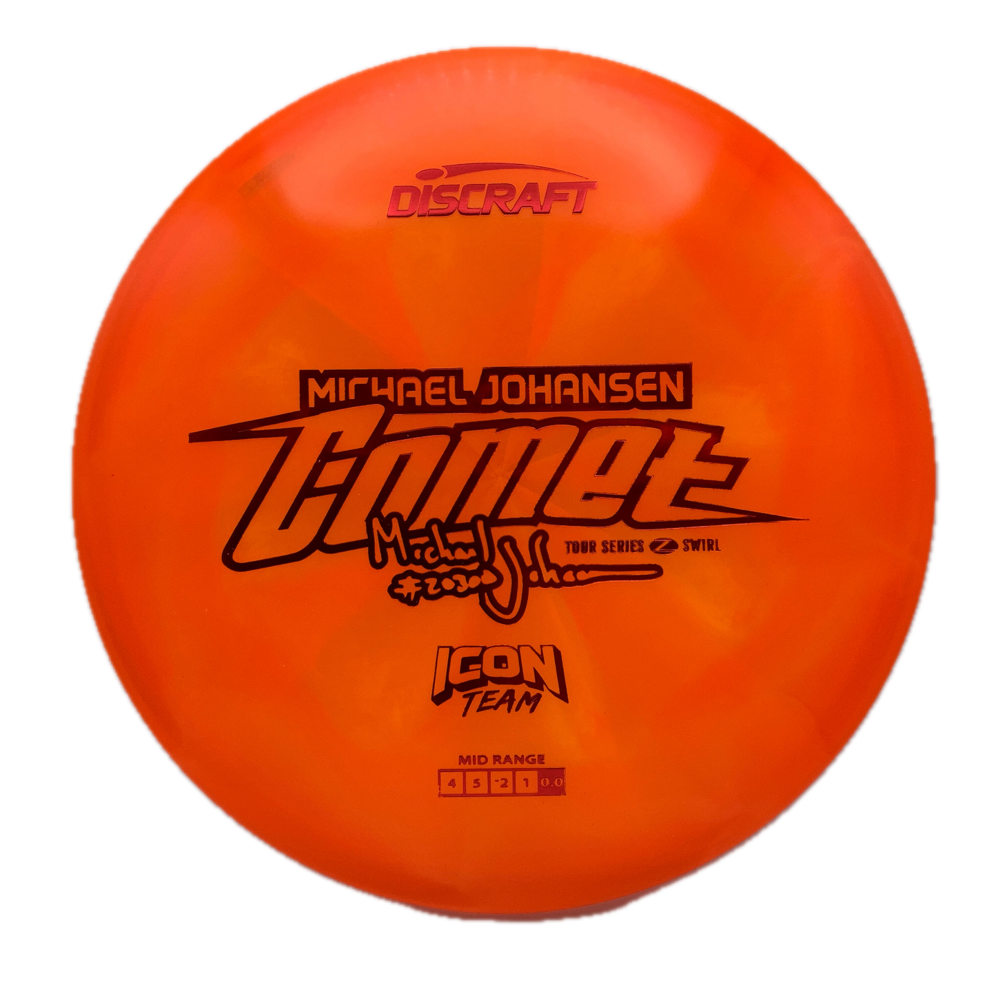 Discraft Comet - 2025 Michael Johansen Z Swirl #3 - 175-176 - Astro Discs TX - Houston Disc Golf