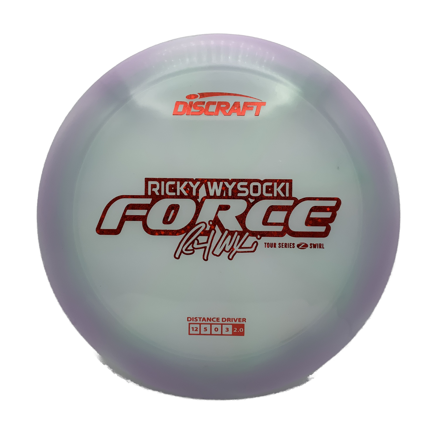 Discraft Force - 2025 Ricky Wysocki Tour Series Z Swirl #1 - 170-172 - Astro Discs TX - Houston Disc Golf