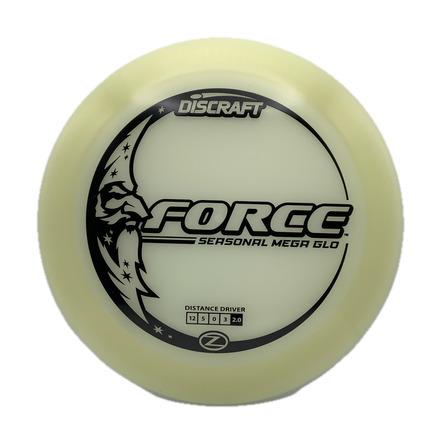 Discraft Force - Mega Glo Z Mega Glo Z #27 - 173-174 - Astro Discs TX - Houston Disc Golf