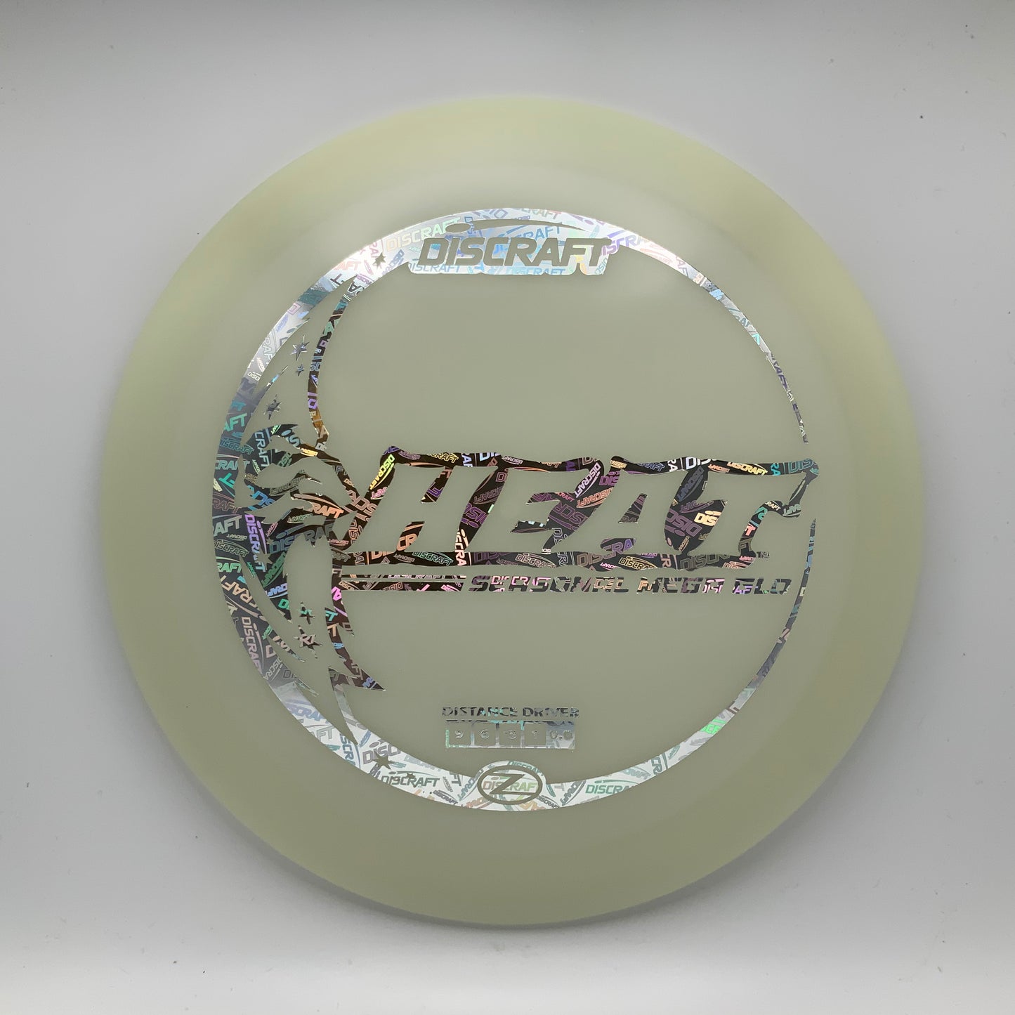Discraft Heat - Glo Z Mega Glo Z #5 - 171 - Astro Discs TX - Houston Disc Golf
