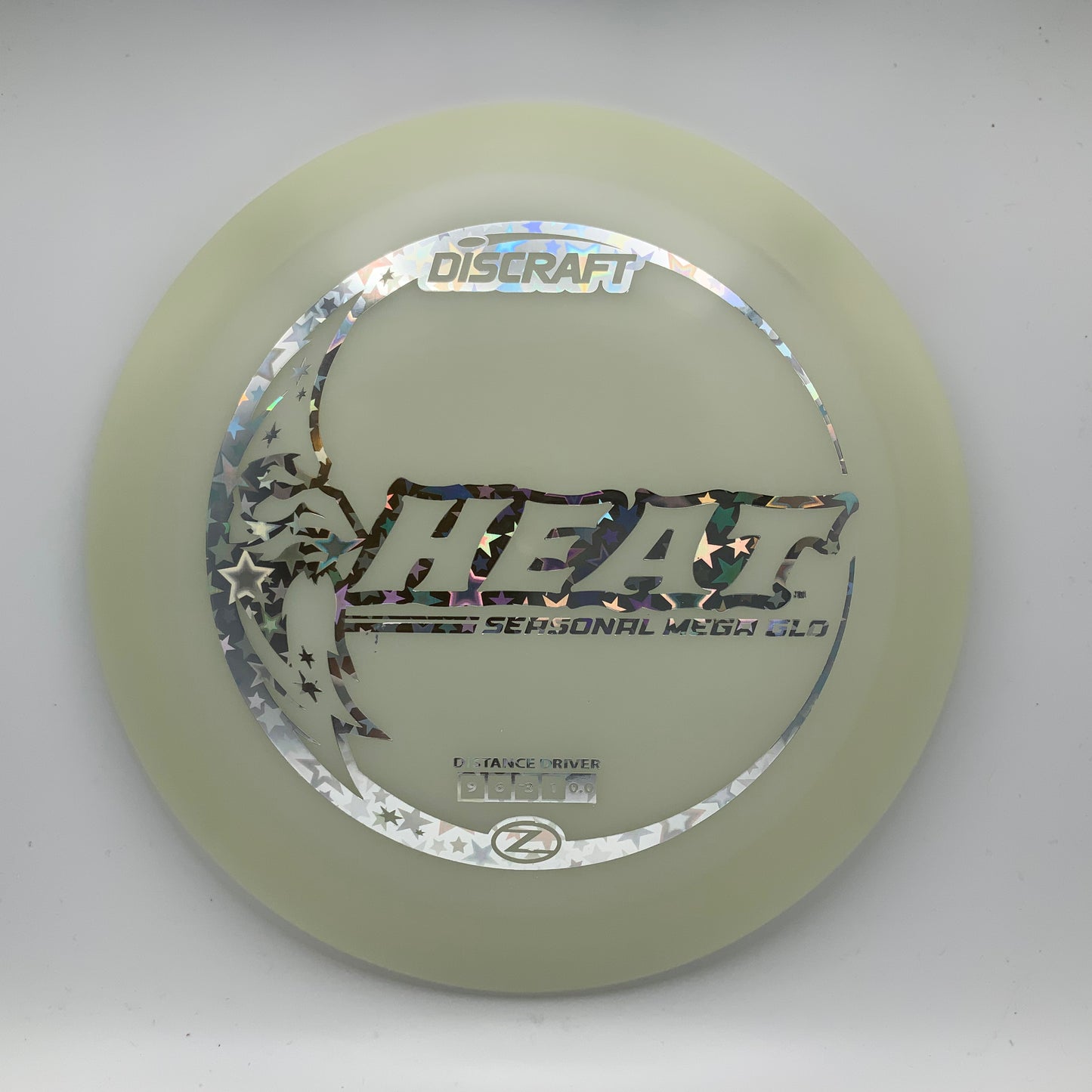 Discraft Heat - Glo Z Mega Glo Z #8 - 171 - Astro Discs TX - Houston Disc Golf