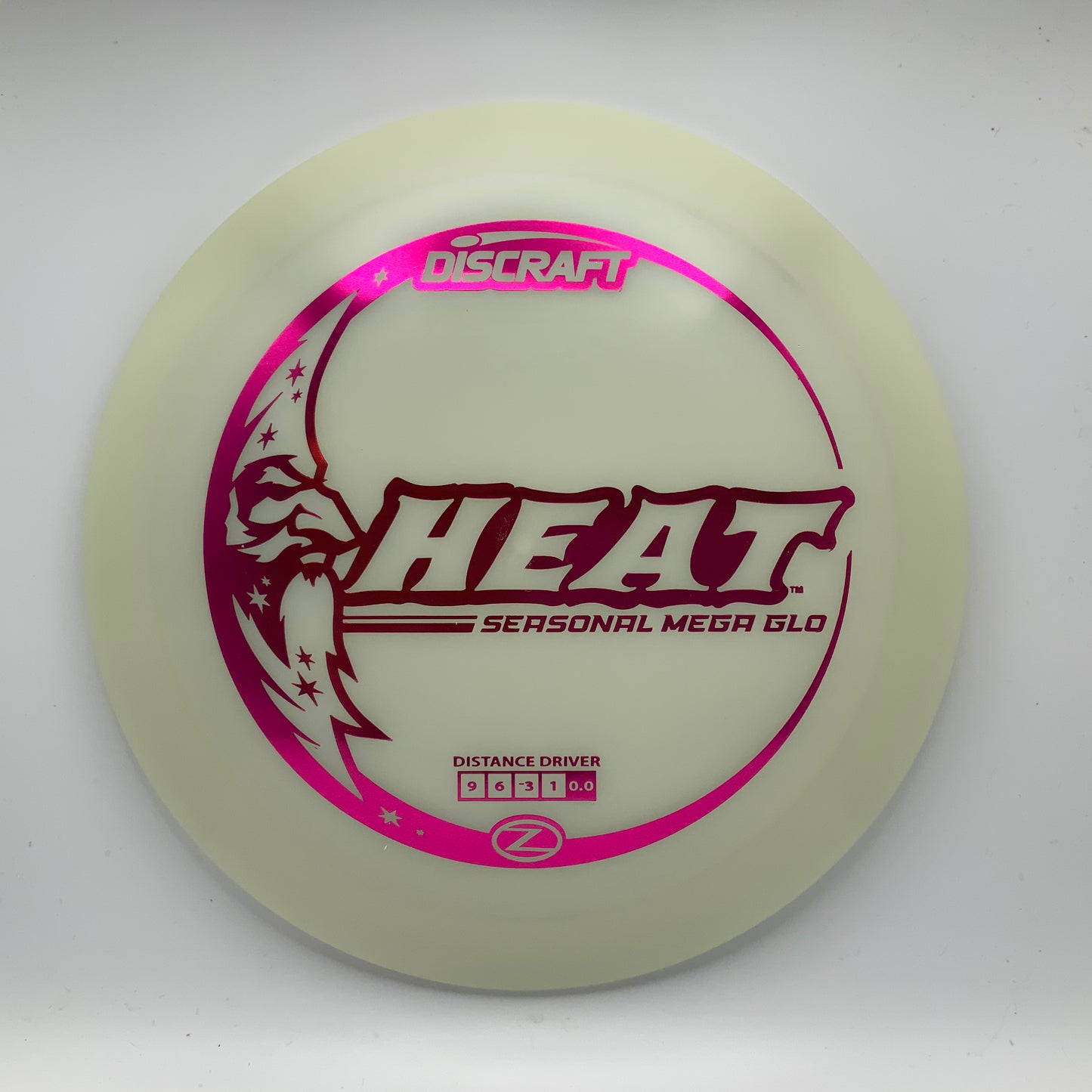 Discraft Heat - Glo Z Mega Glo Z #10 - 171 - Astro Discs TX - Houston Disc Golf