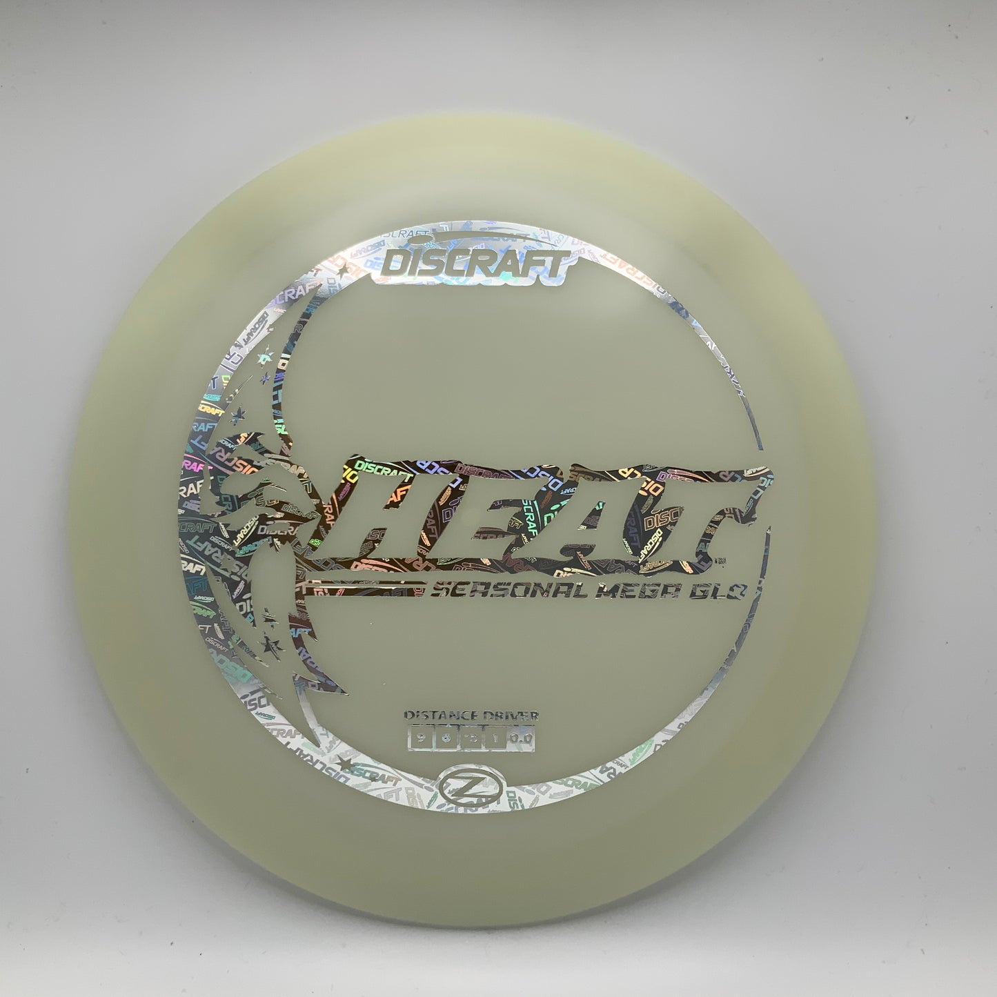 Discraft Heat - Glo Z Mega Glo Z #13 - 172 - Astro Discs TX - Houston Disc Golf