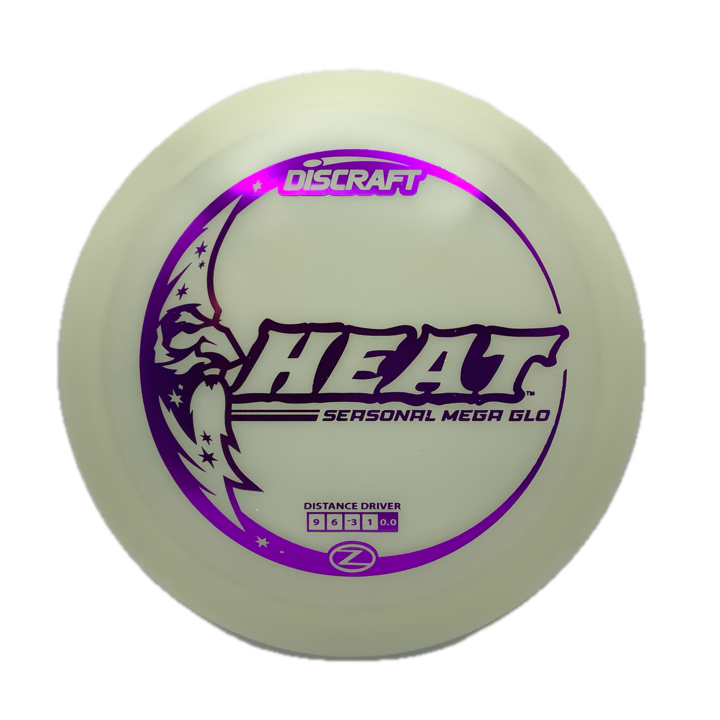 Discraft Heat - Glo Z Mega Glo Z #19 - 175 - Astro Discs TX - Houston Disc Golf