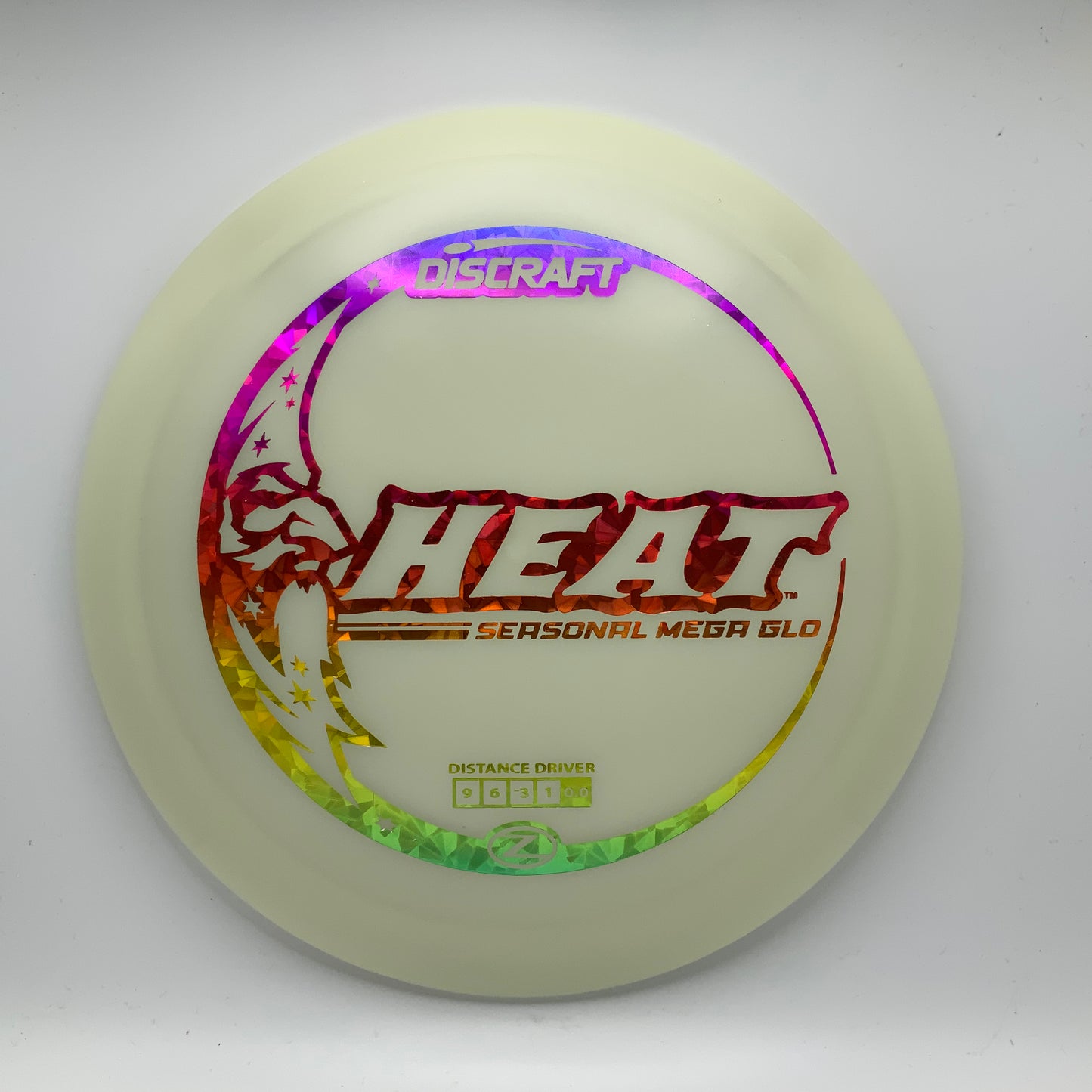 Discraft Heat - Glo Z Mega Glo Z #21 - 175 - Astro Discs TX - Houston Disc Golf
