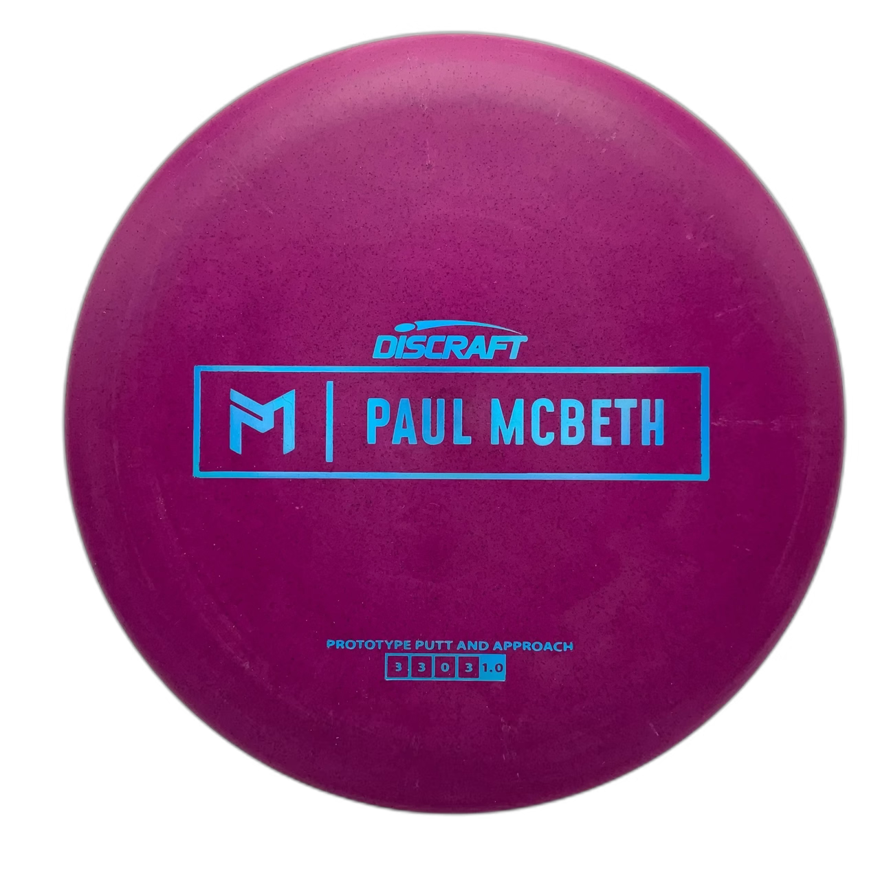 Discraft Kratos - Paul McBeth Prototype Special Rubber Blend Pink 3 - 173-174 - Astro Discs TX - Houston Disc Golf