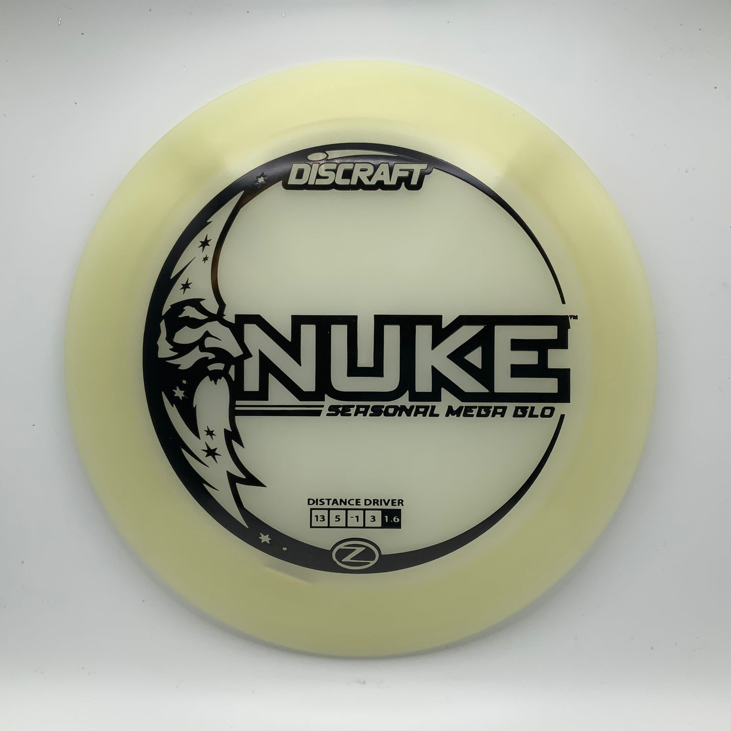 Discraft Nuke - Glo Z Mega Glo Z #9 - 173-174 - Astro Discs TX - Houston Disc Golf