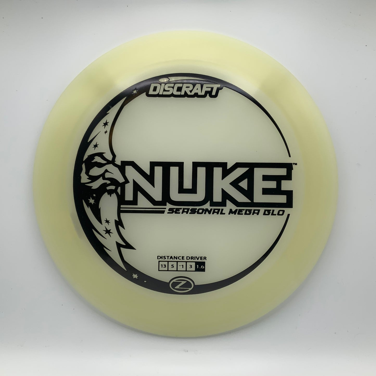 Discraft Nuke - Glo Z Mega Glo Z #12 - 173-174 - Astro Discs TX - Houston Disc Golf