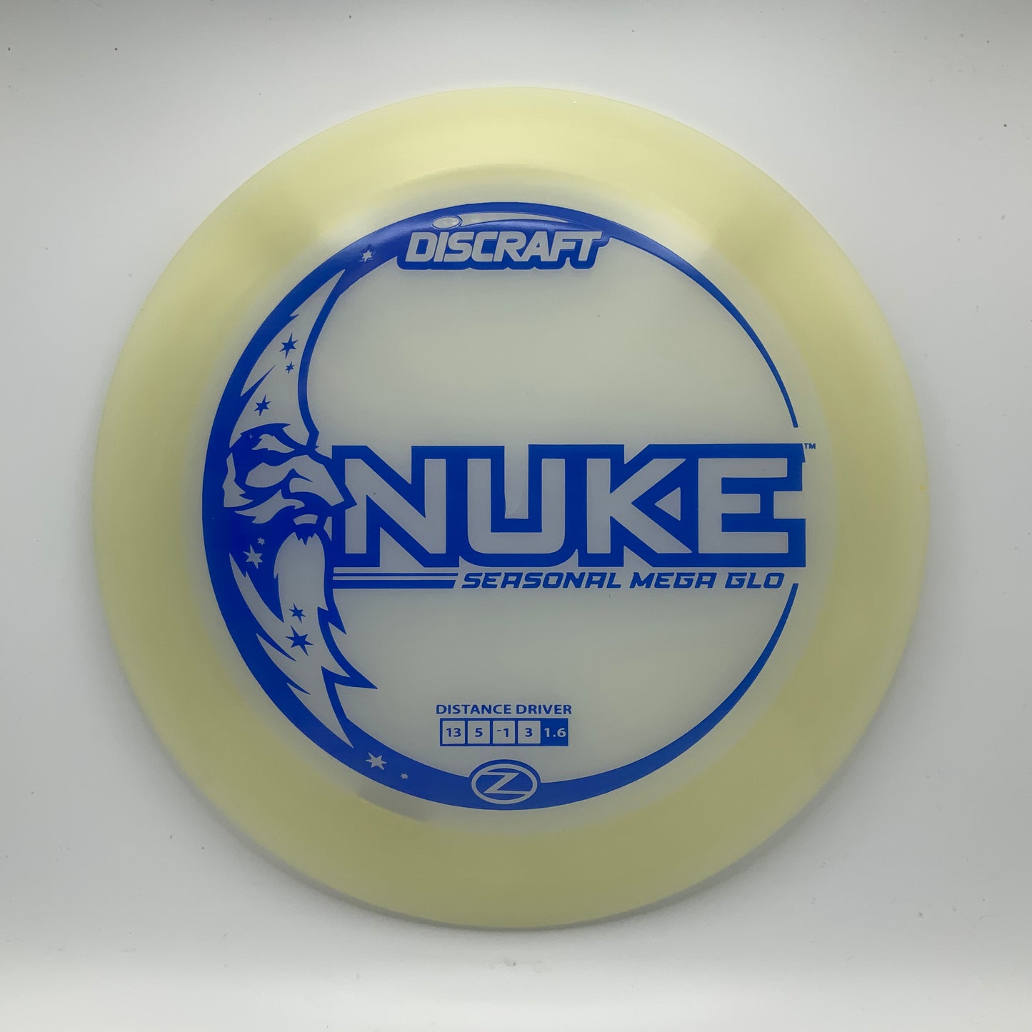 Discraft Nuke - Glo Z Mega Glo Z #13 - 173-174 - Astro Discs TX - Houston Disc Golf