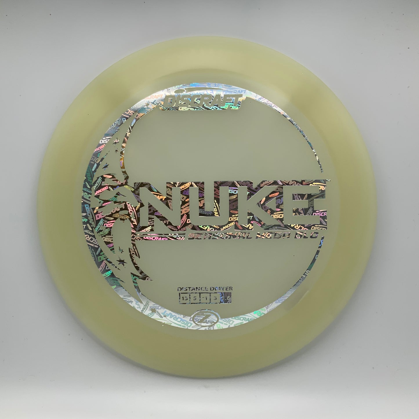 Discraft Nuke - Glo Z Mega Glo Z #18 - 173-174 - Astro Discs TX - Houston Disc Golf