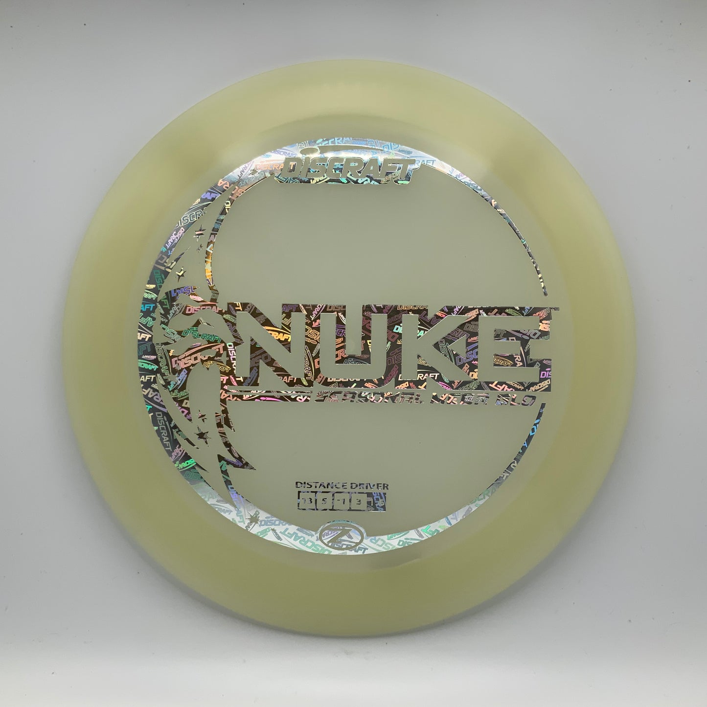 Discraft Nuke - Glo Z Mega Glo Z #20 - 173-174 - Astro Discs TX - Houston Disc Golf