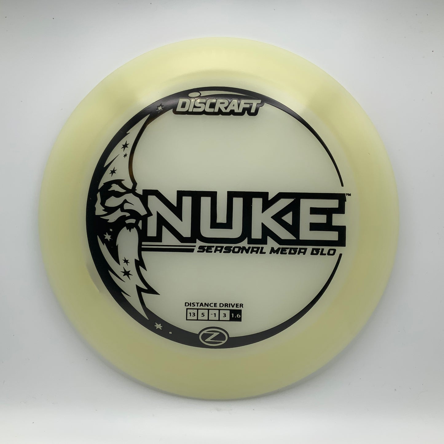 Discraft Nuke - Glo Z Mega Glo Z #21 - 173-174 - Astro Discs TX - Houston Disc Golf