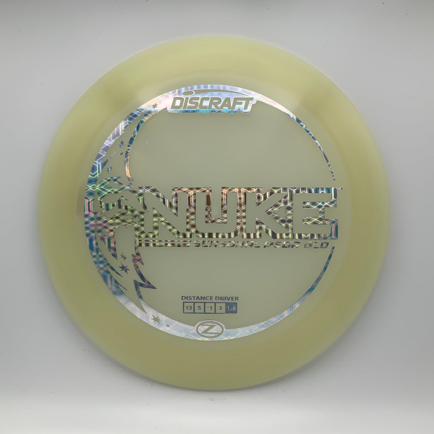 Discraft Nuke - Glo Z Mega Glo Z #25 - 173-174 - Astro Discs TX - Houston Disc Golf