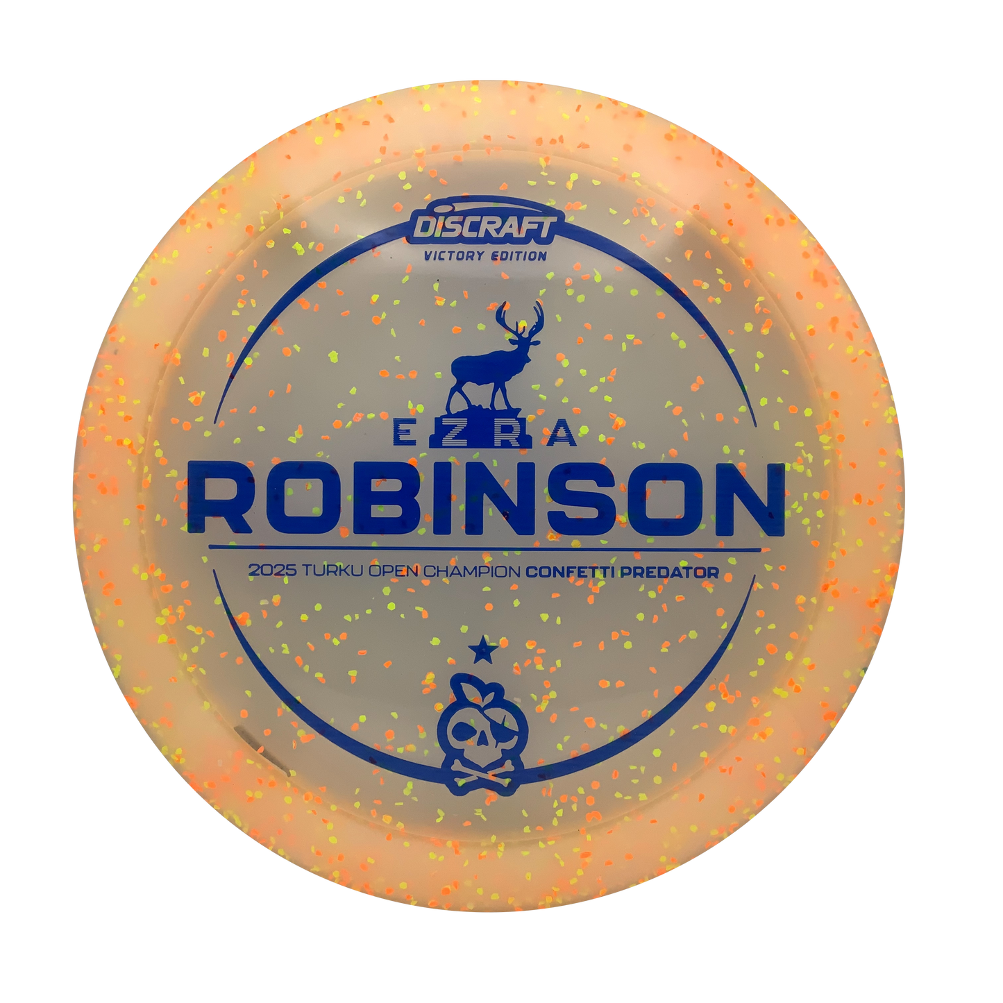 Discraft Predator - Ezra Robinson Victory Edition Z Confetti #25 - 173-174 - Astro Discs TX - Houston Disc Golf