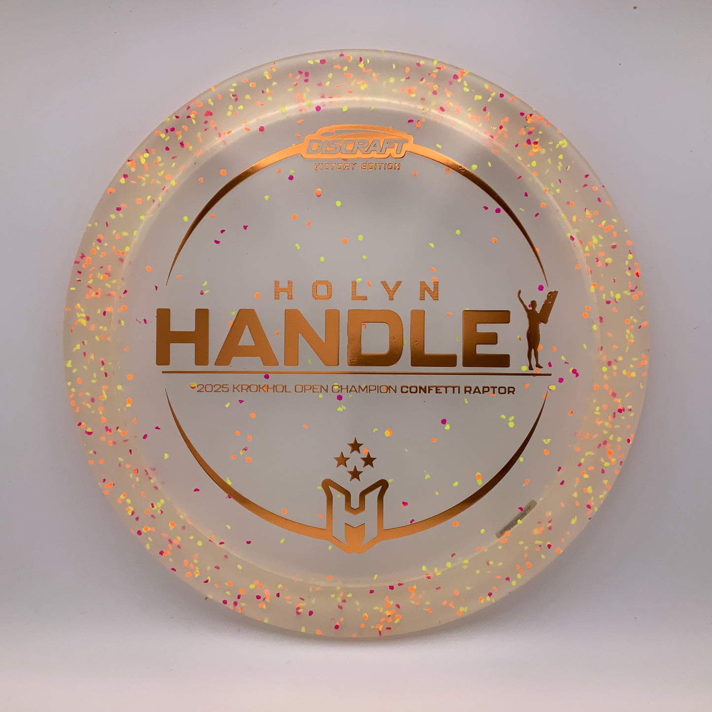 Discraft Raptor - 2025 Holyn Handley Victory Edition Z FLX Confetti #3 - 170-172 - Astro Discs TX - Houston Disc Golf