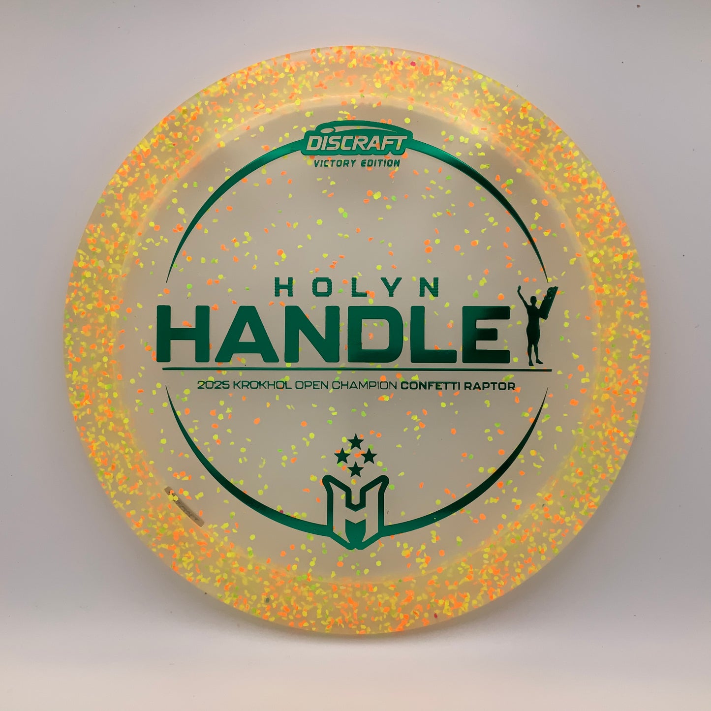 Discraft Raptor - 2025 Holyn Handley Victory Edition Z FLX Confetti #9 - 173-174 - Astro Discs TX - Houston Disc Golf