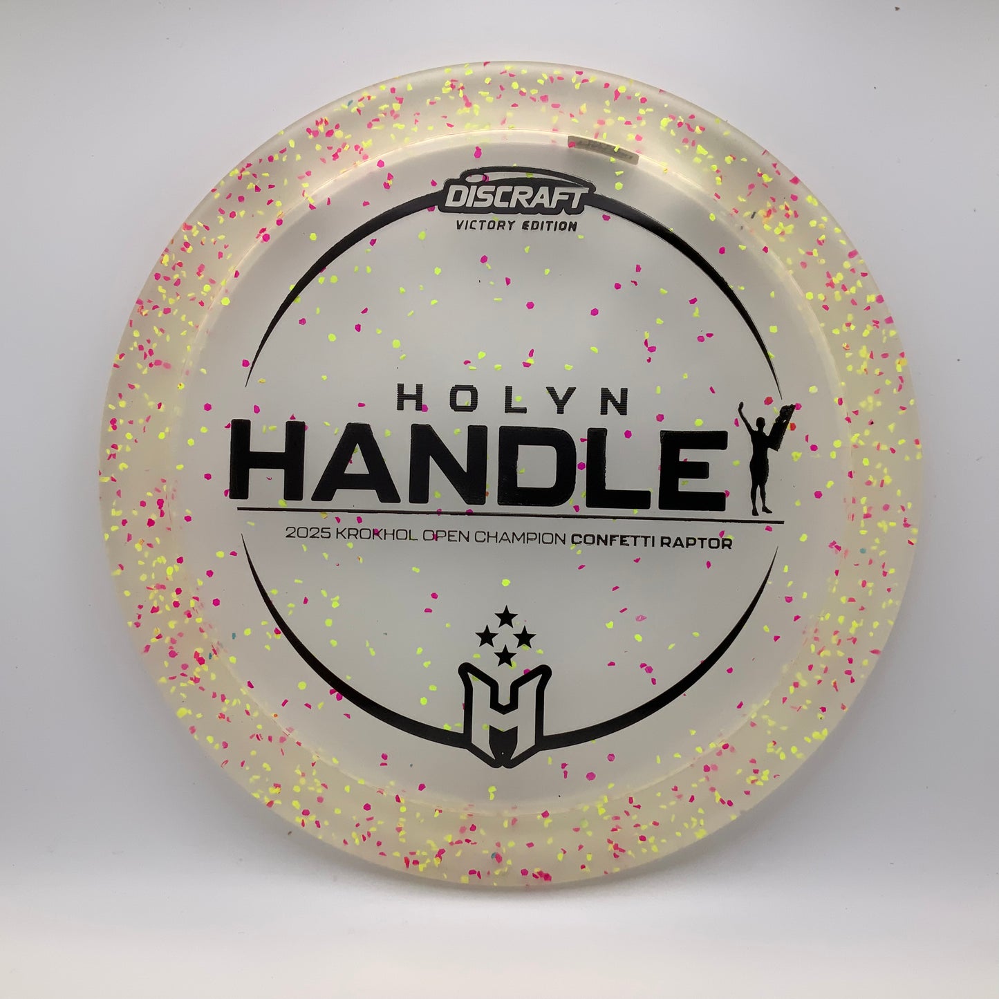 Discraft Raptor - 2025 Holyn Handley Victory Edition Z FLX Confetti #11 - 173-174 - Astro Discs TX - Houston Disc Golf