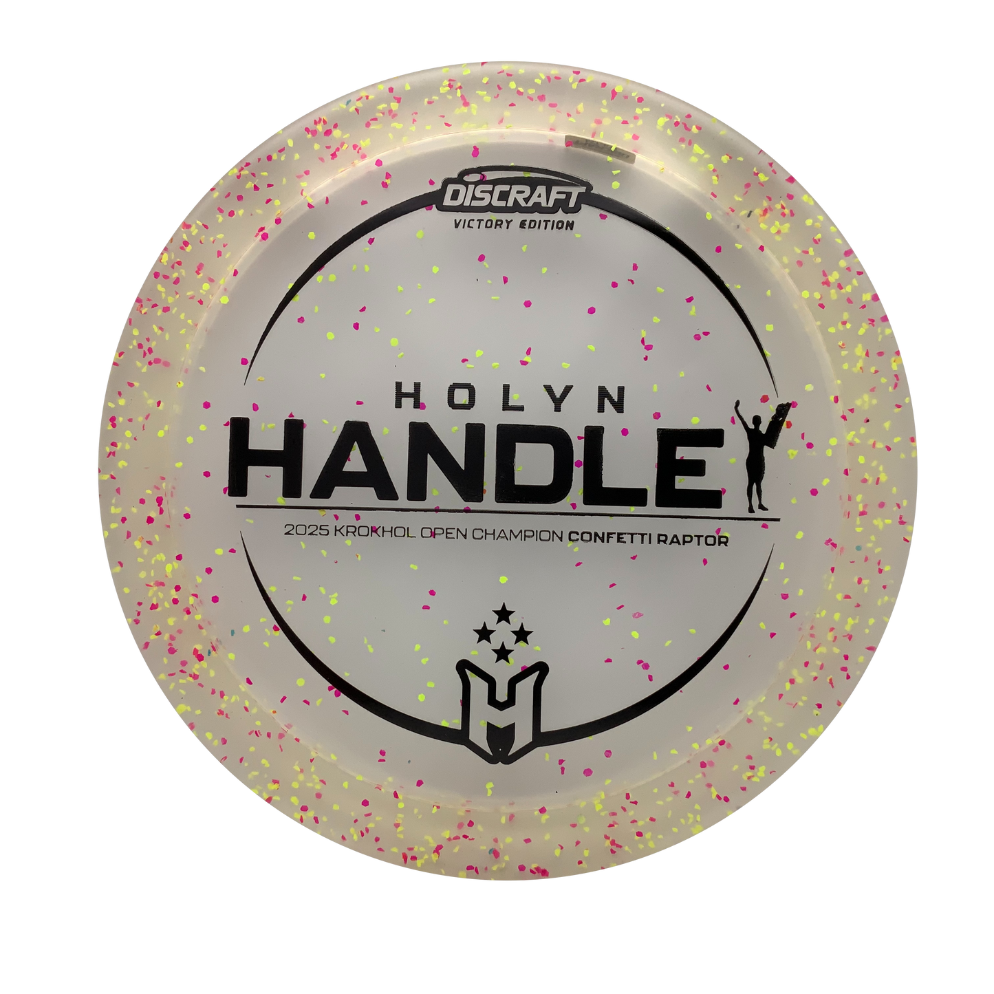Discraft Raptor - 2025 Holyn Handley Victory Edition Z FLX Confetti #11 - 173-174 - Astro Discs TX - Houston Disc Golf