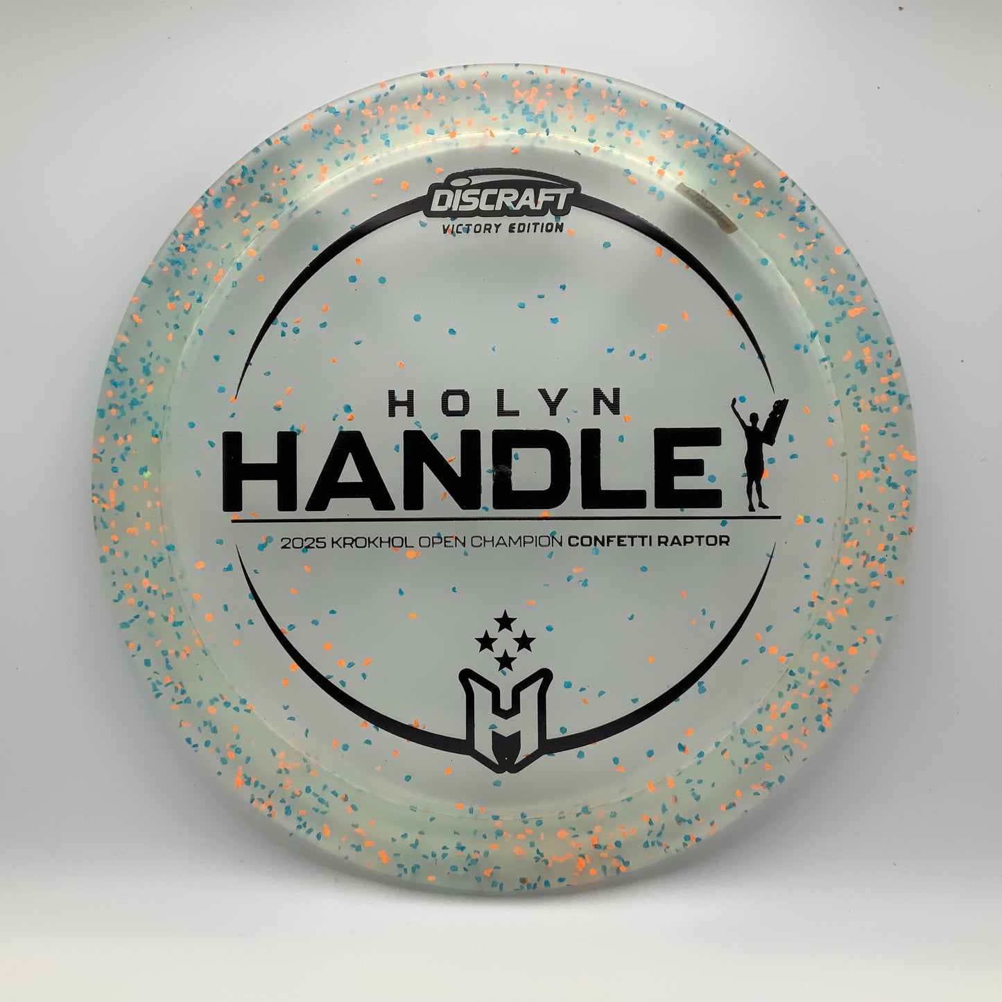 Discraft Raptor - 2025 Holyn Handley Victory Edition Z FLX Confetti #12 - 173-174 - Astro Discs TX - Houston Disc Golf