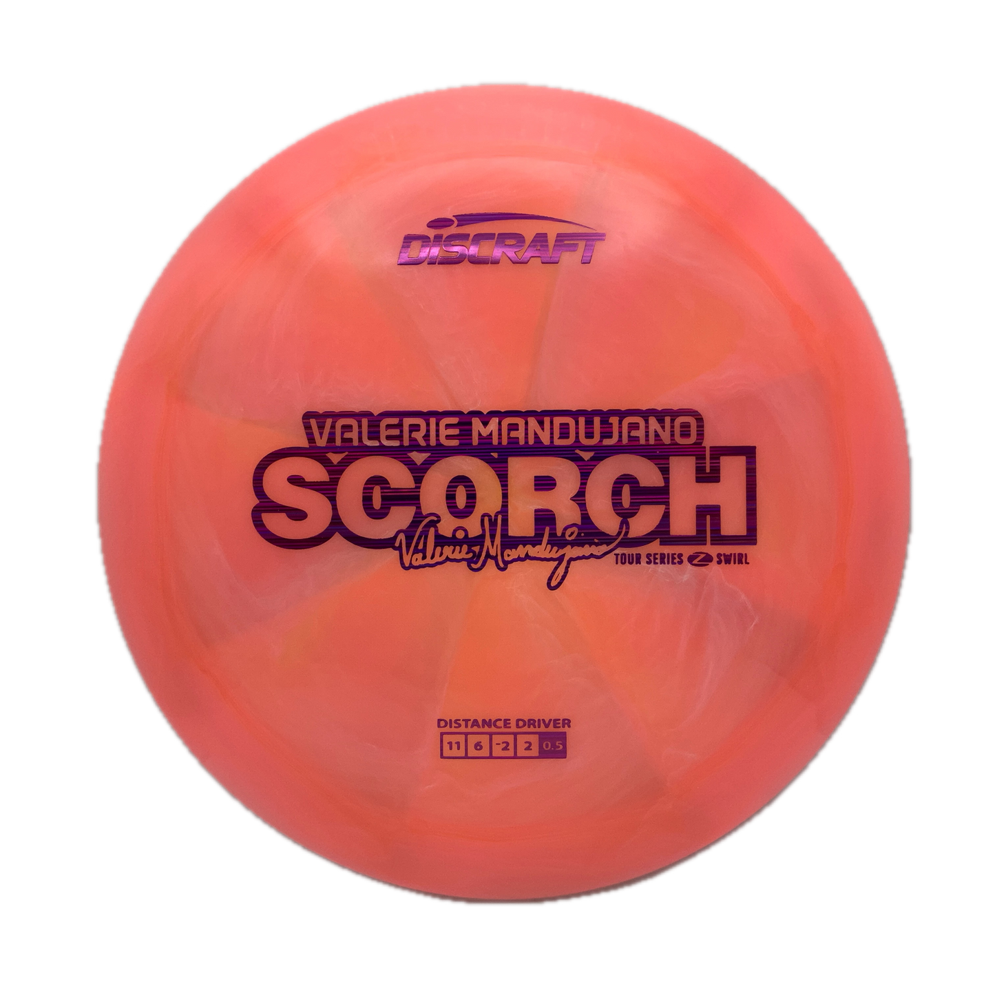 Discraft Scorch - 2025 Valerie Mandujano Tour Series Z Swirl #2 - 173-174 - Astro Discs TX - Houston Disc Golf