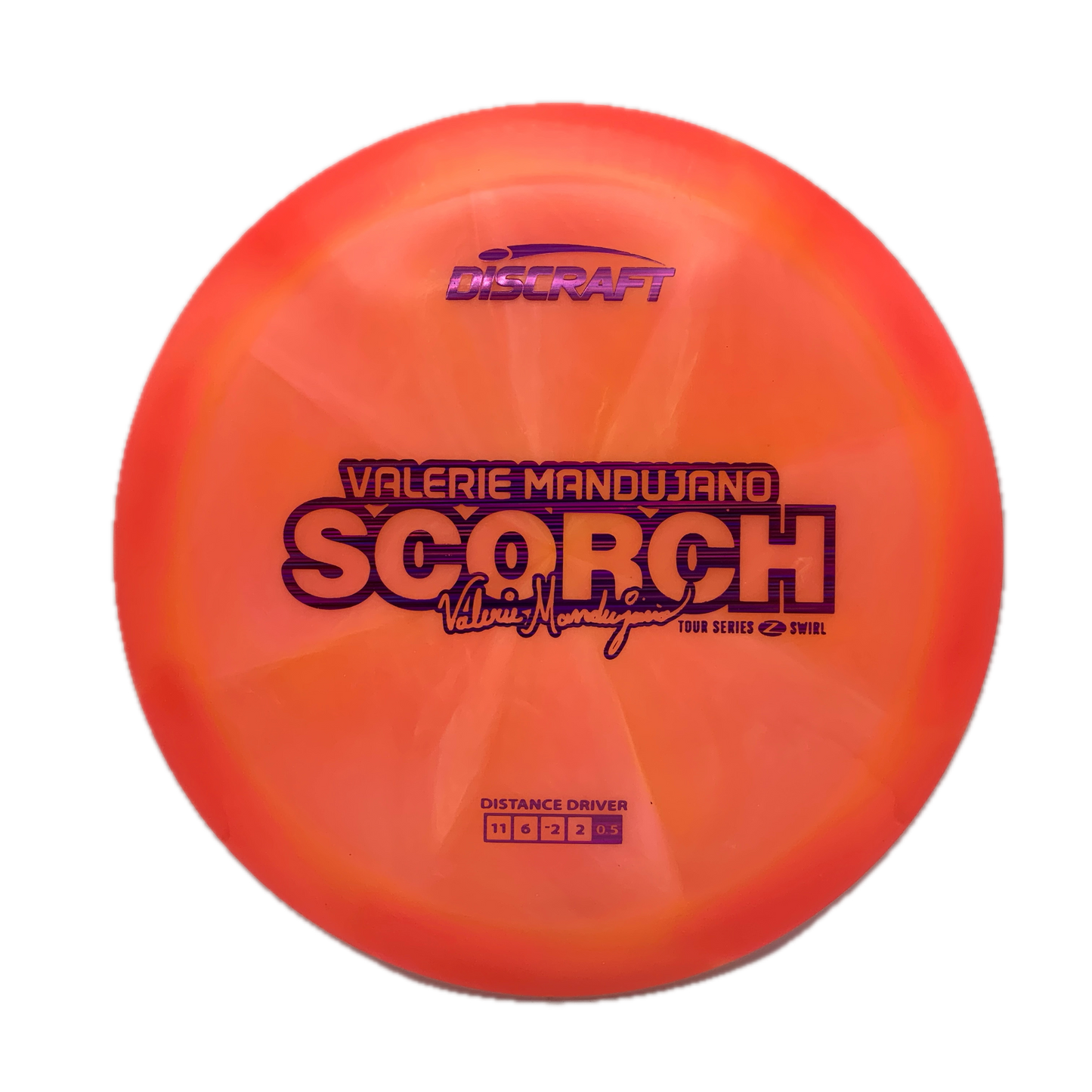 Discraft Scorch - 2025 Valerie Mandujano Tour Series Z Swirl #5 - 173-174 - Astro Discs TX - Houston Disc Golf