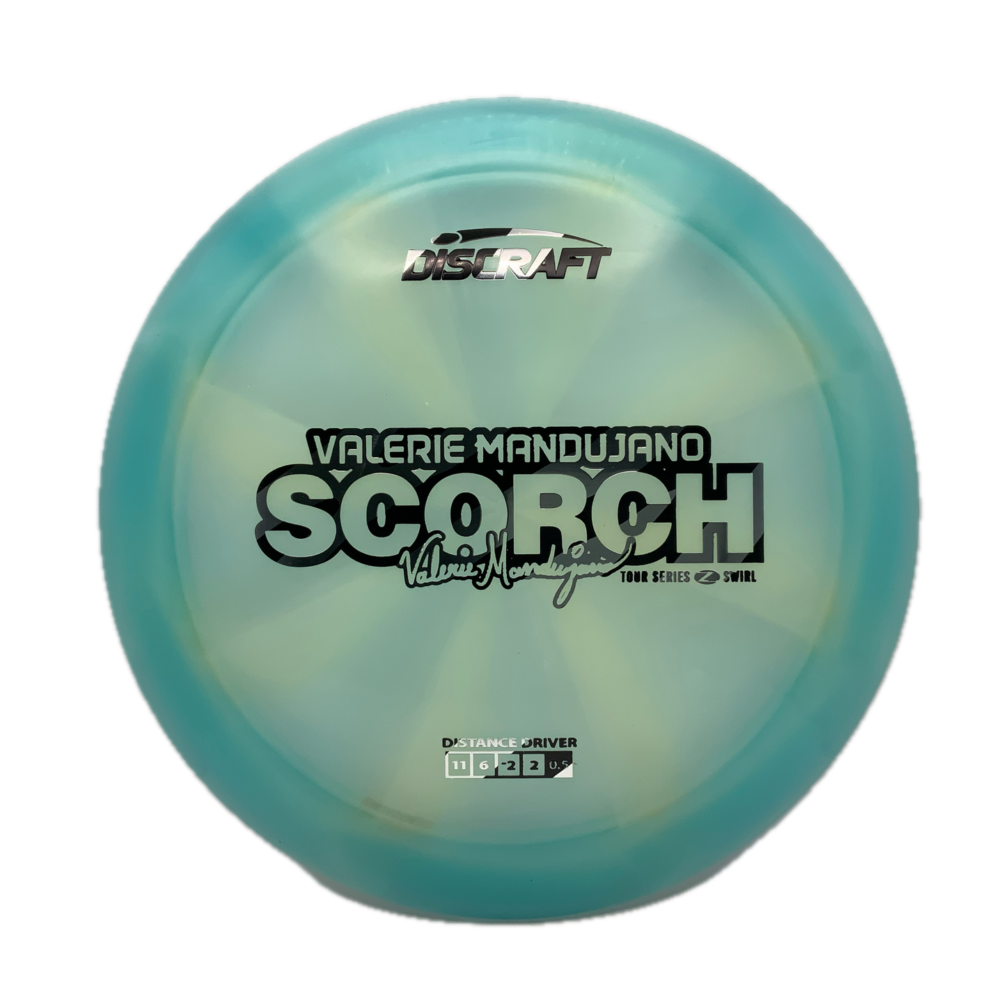 Discraft Scorch - 2025 Valerie Mandujano Tour Series Z Swirl #8 - 173-174 - Astro Discs TX - Houston Disc Golf
