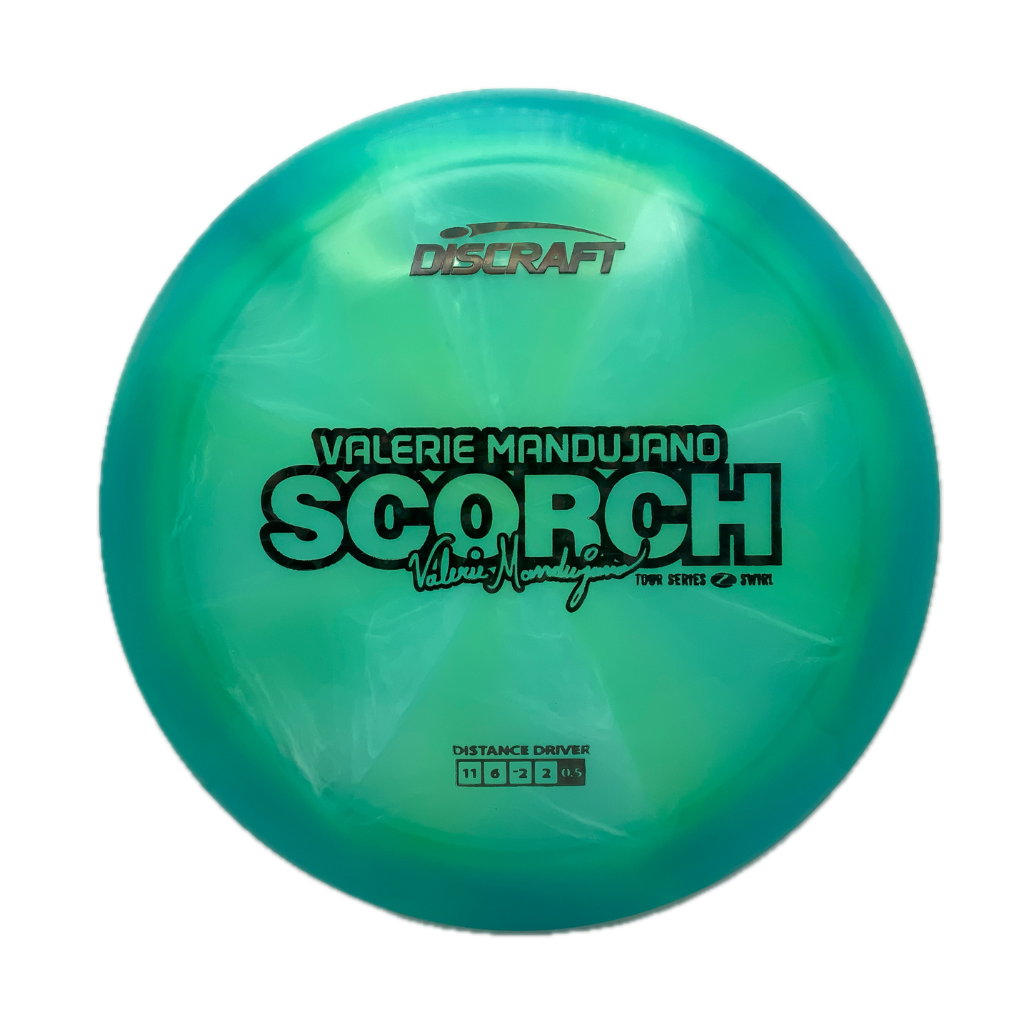 Discraft Scorch - 2025 Valerie Mandujano Tour Series Z Swirl #13 - 173-174 - Astro Discs TX - Houston Disc Golf