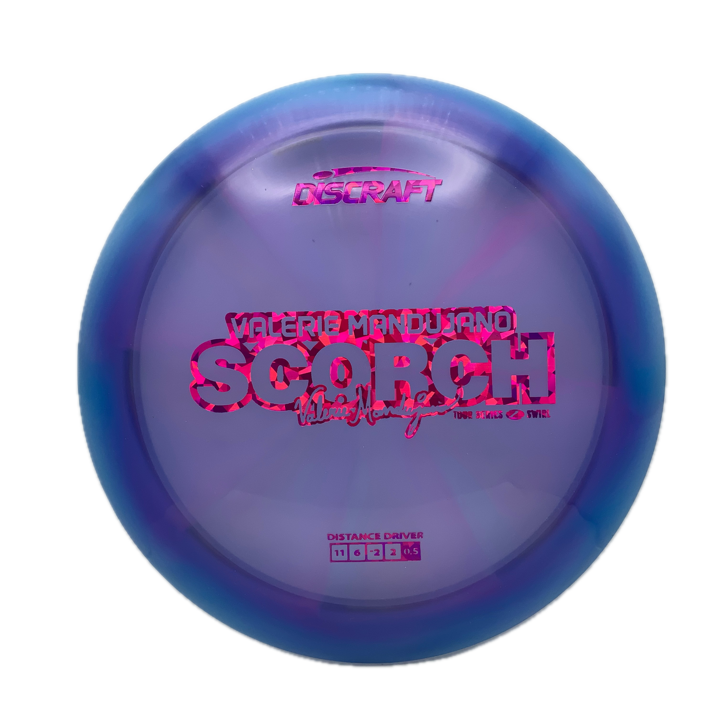 Discraft Scorch - 2025 Valerie Mandujano Tour Series Z Swirl #14 - 173-174 - Astro Discs TX - Houston Disc Golf