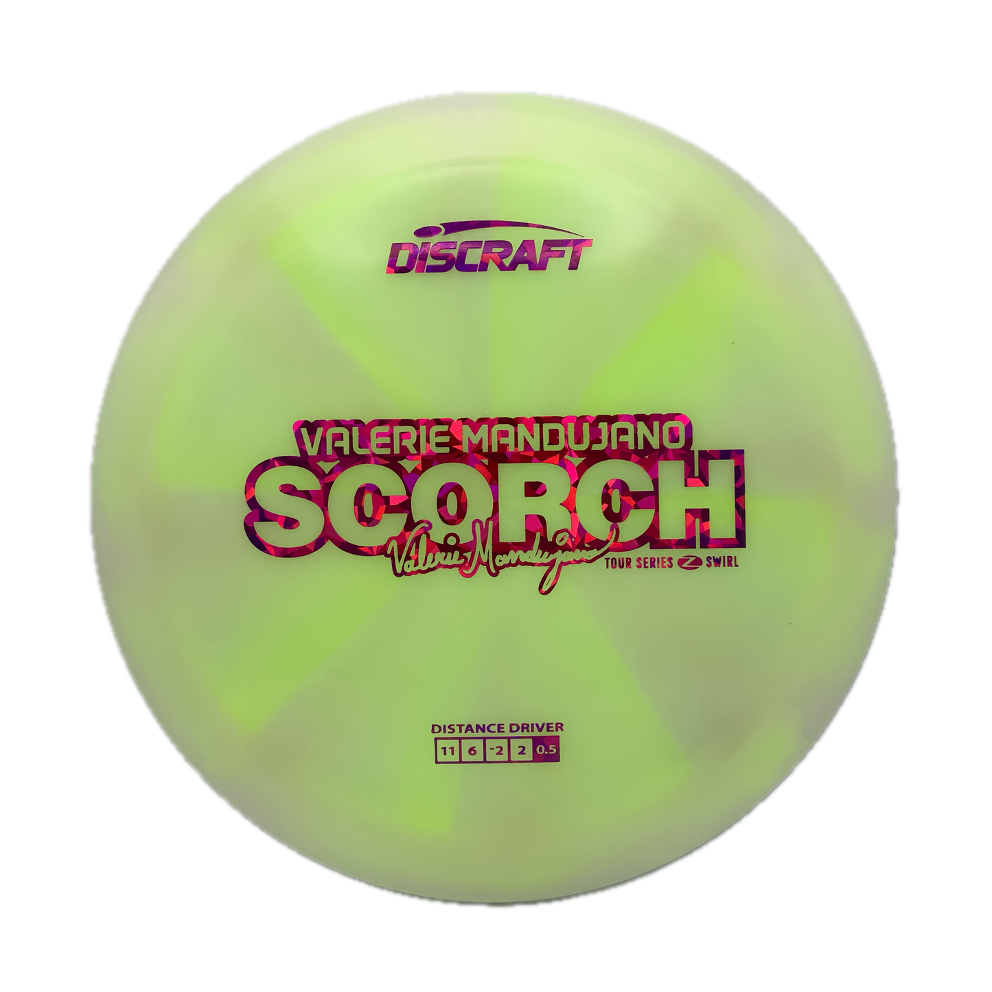Discraft Scorch - 2025 Valerie Mandujano Tour Series Z Swirl #15 - 173-174 - Astro Discs TX - Houston Disc Golf