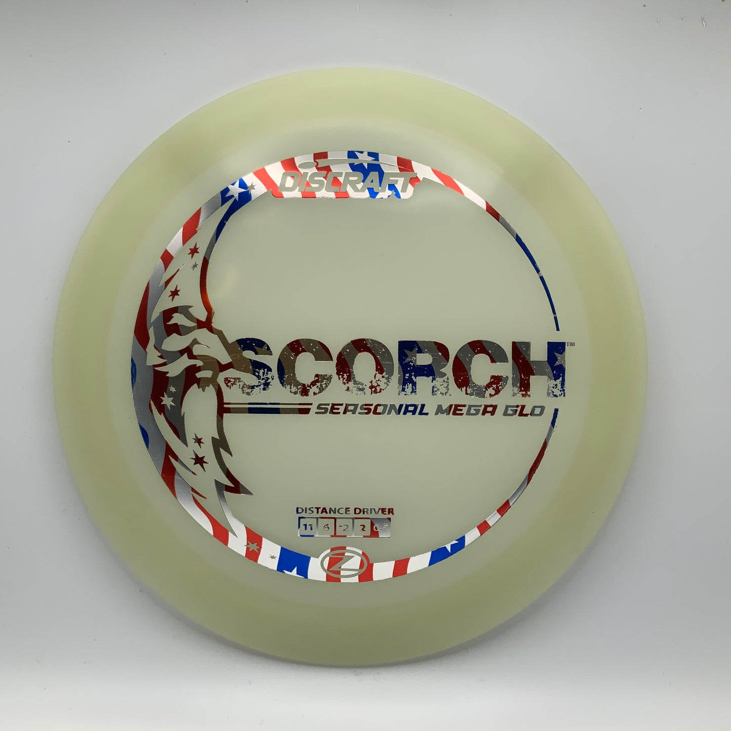 Discraft Scorch - Glo Z Mega Glo Z #9 - 170 - Astro Discs TX - Houston Disc Golf