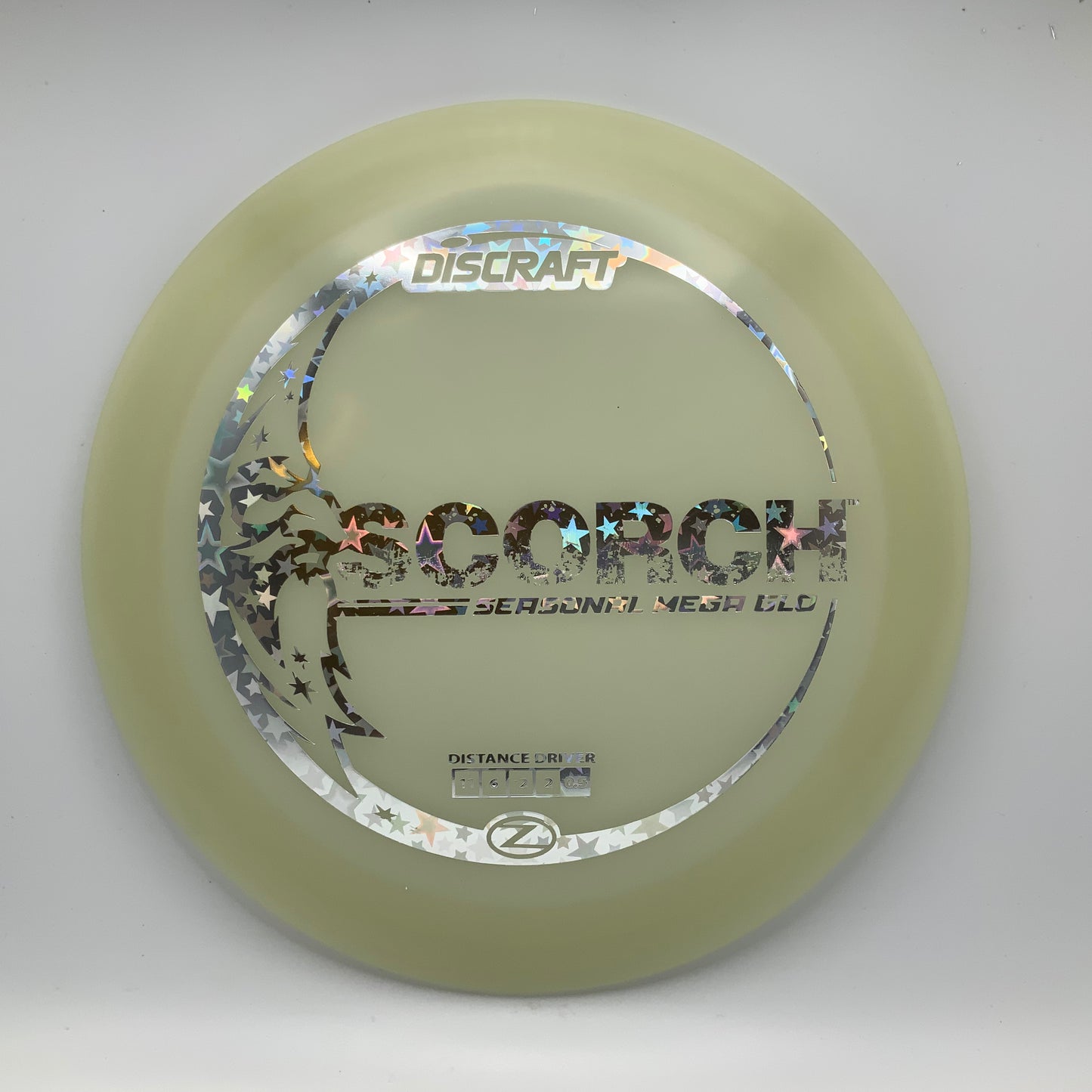 Discraft Scorch - Glo Z Mega Glo Z #12 - 171 - Astro Discs TX - Houston Disc Golf