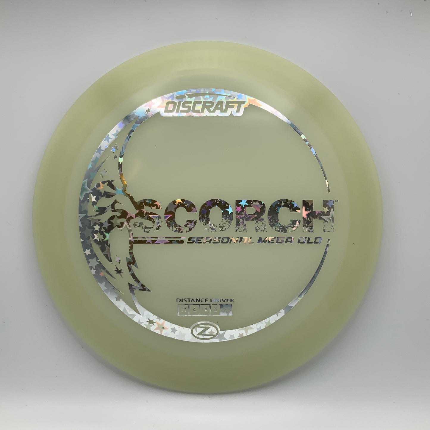 Discraft Scorch - Glo Z Mega Glo Z #14 - 171 - Astro Discs TX - Houston Disc Golf