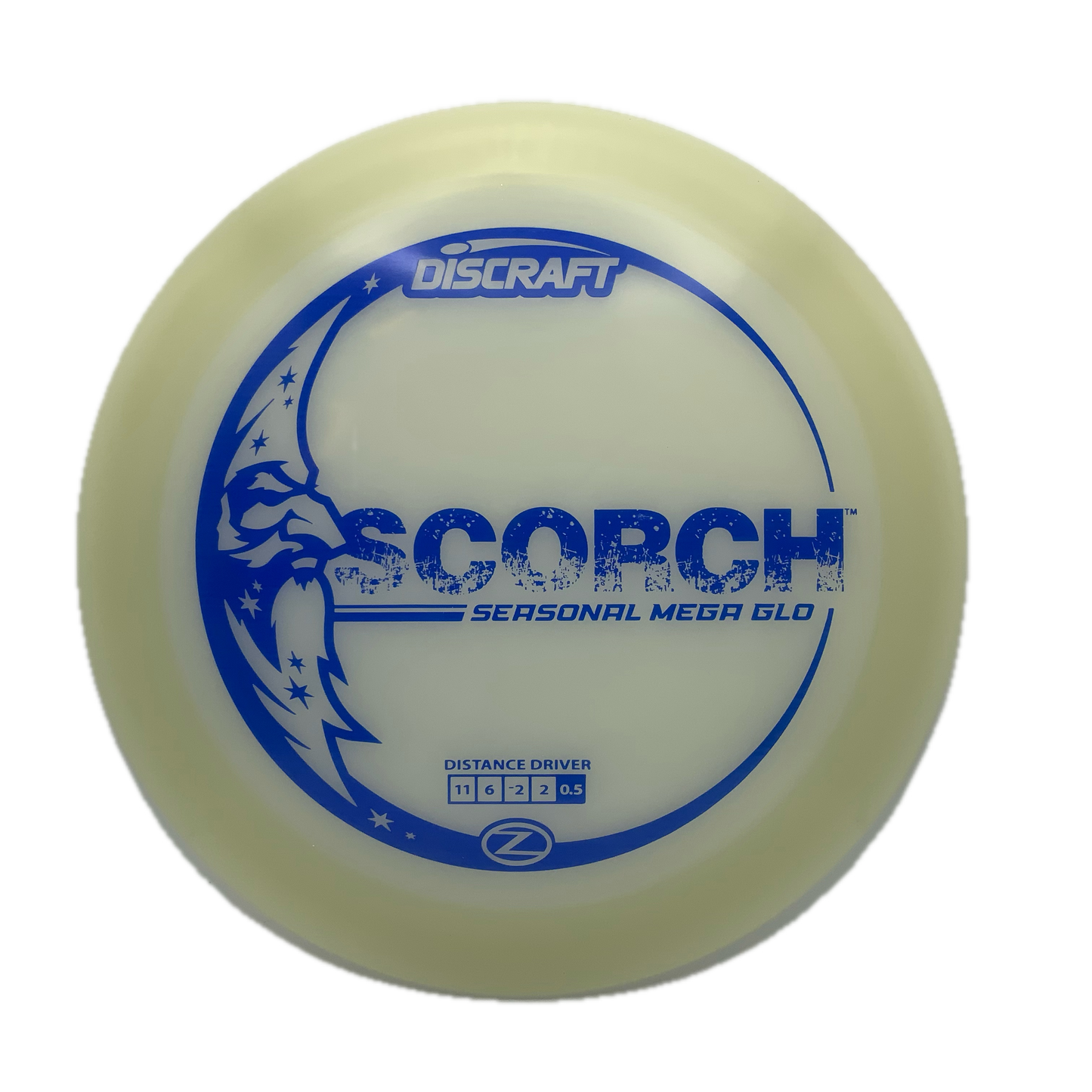 Discraft Scorch - Glo Z Mega Glo Z #15 - 171 - Astro Discs TX - Houston Disc Golf