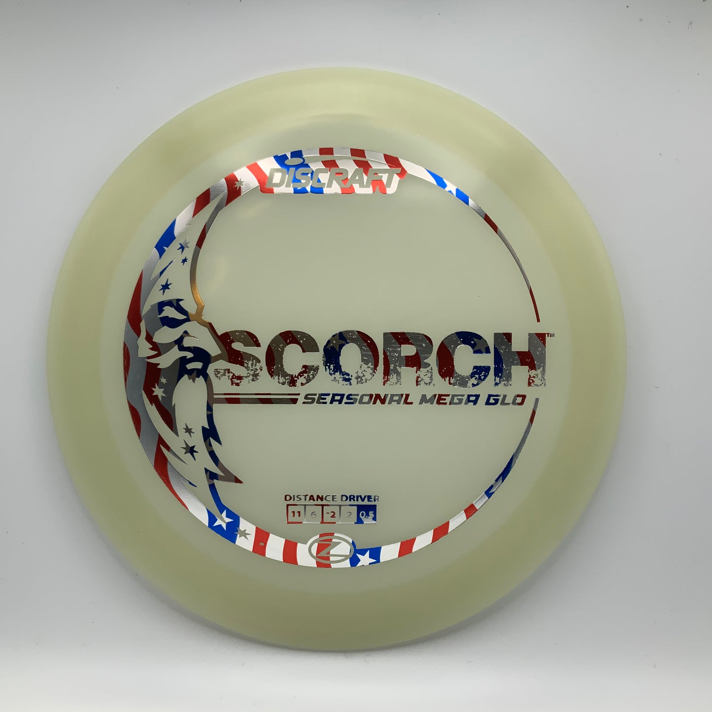 Discraft Scorch - Glo Z Mega Glo Z #20 - 172 - Astro Discs TX - Houston Disc Golf
