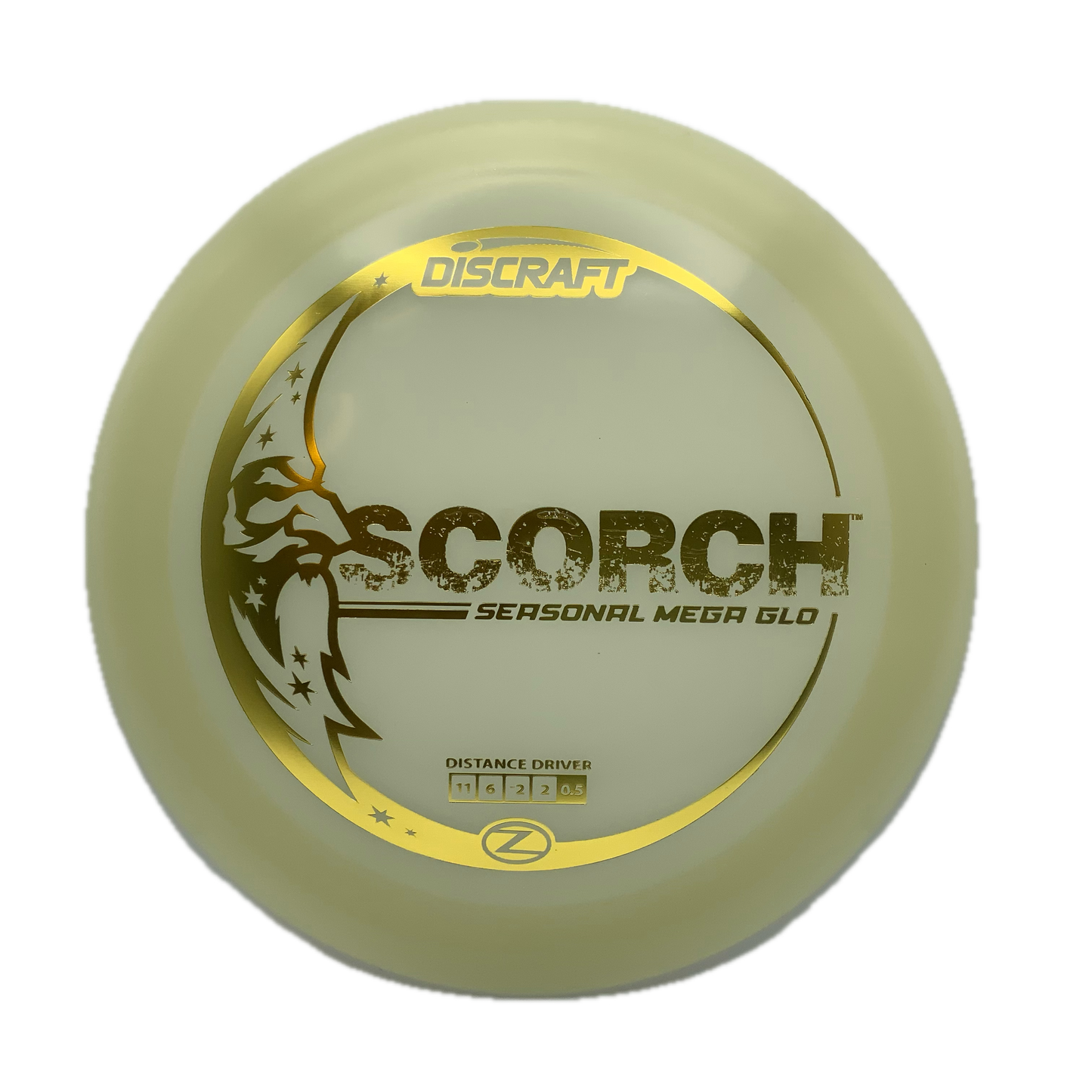 Discraft Scorch - Glo Z Mega Glo Z #22 - 172 - Astro Discs TX - Houston Disc Golf