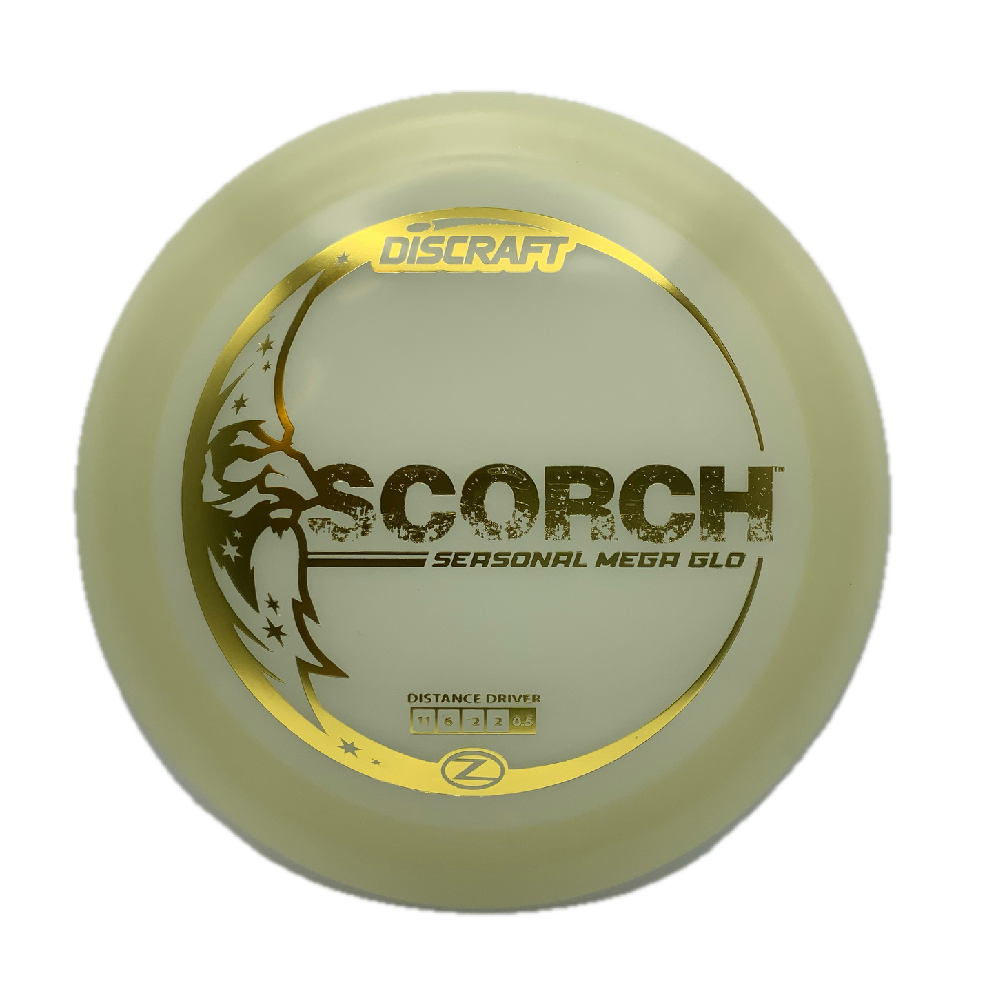 Discraft Scorch - Glo Z Mega Glo Z #23 - 172 - Astro Discs TX - Houston Disc Golf