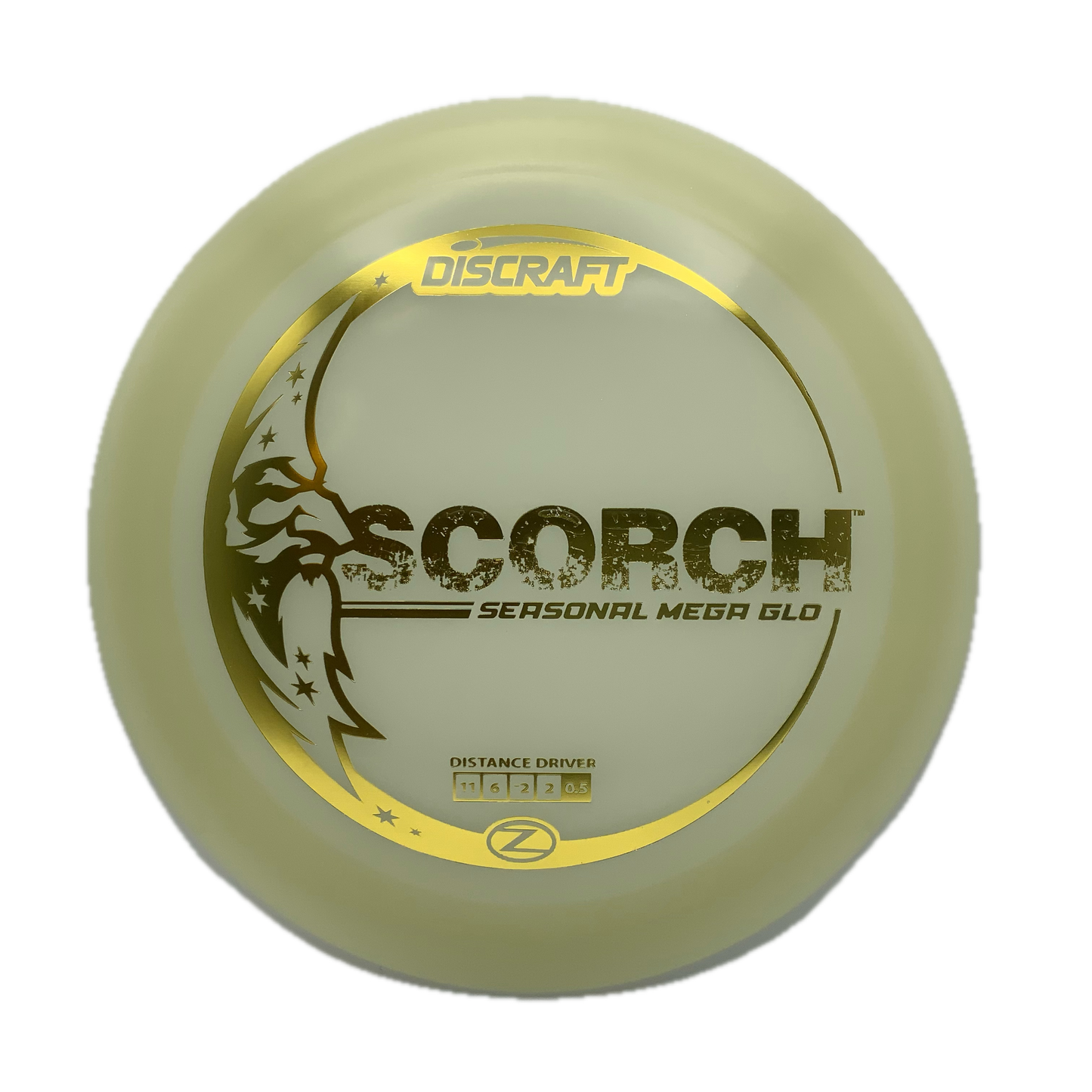 Discraft Scorch - Glo Z Mega Glo Z #24 - 172 - Astro Discs TX - Houston Disc Golf